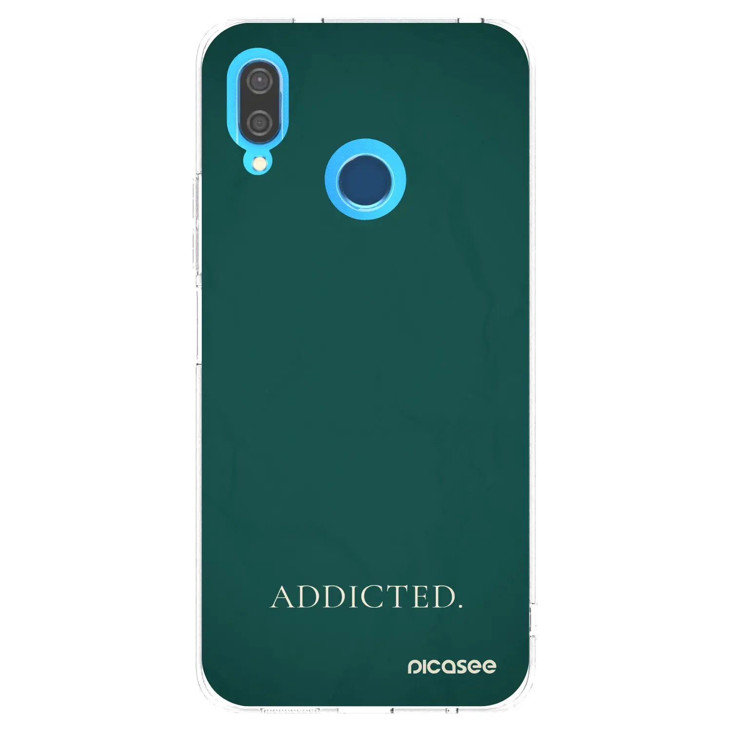 Silikonový průhledný obal pro Huawei P20 Lite - Addicted