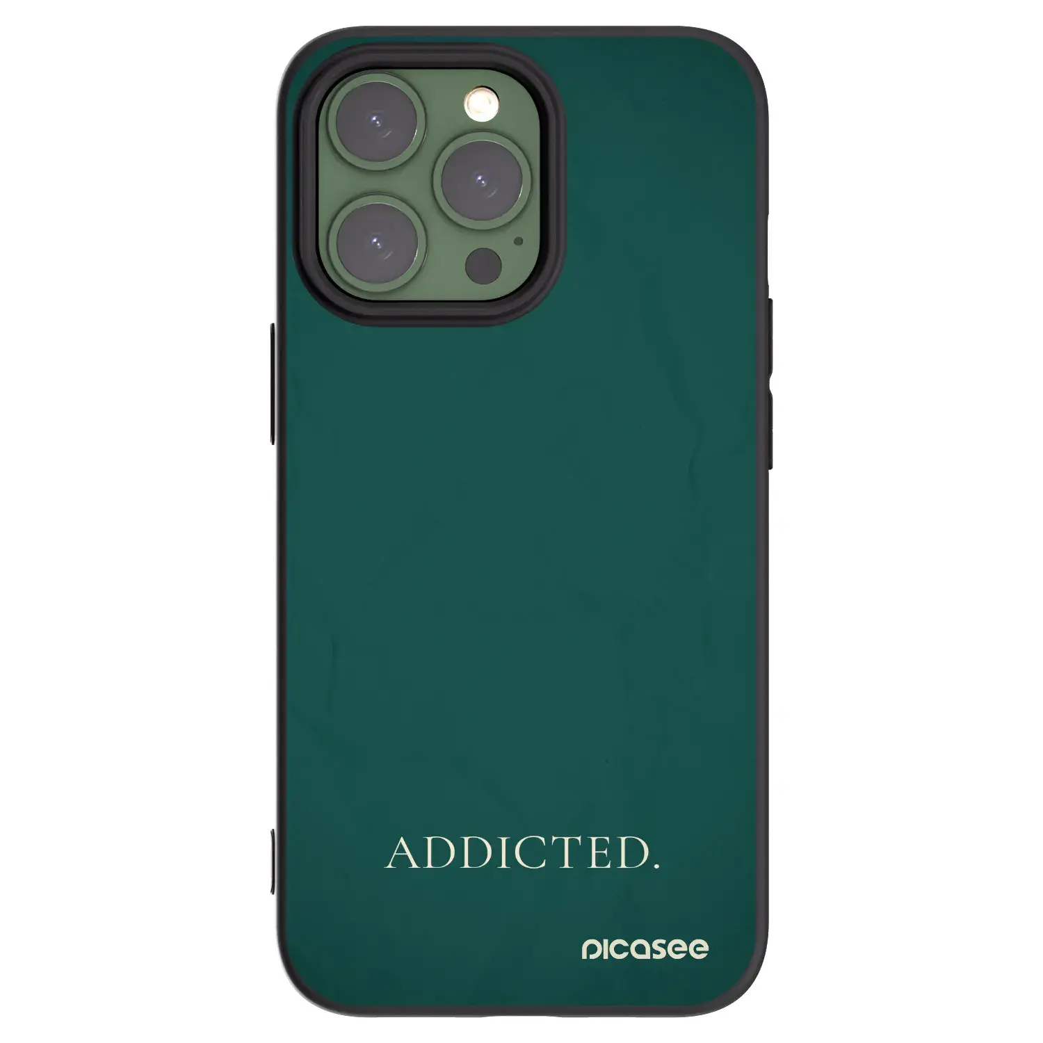 Silikonový černý obal pro Apple iPhone 13 Pro - Addicted