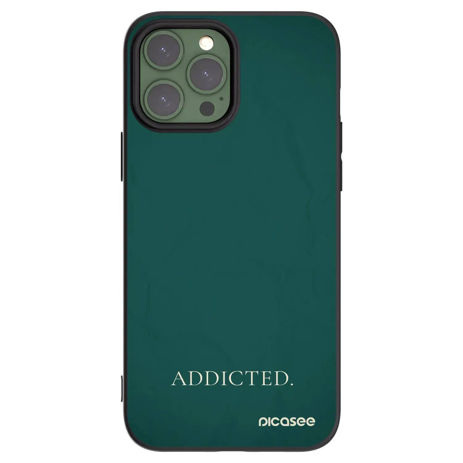 Silikonový černý obal pro Apple iPhone 13 Pro Max - Addicted