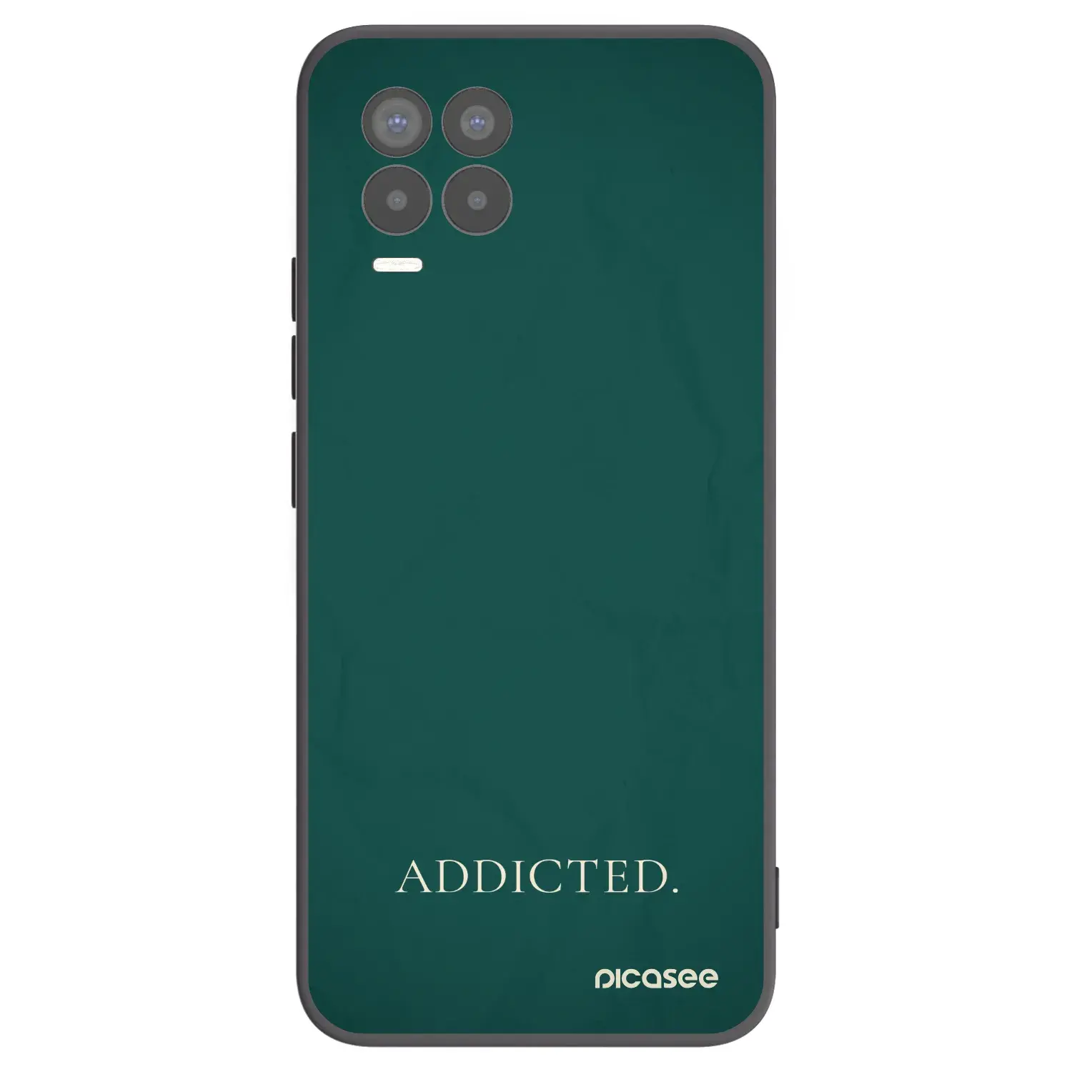 Silikonový černý obal pro Realme 8 Pro - Addicted