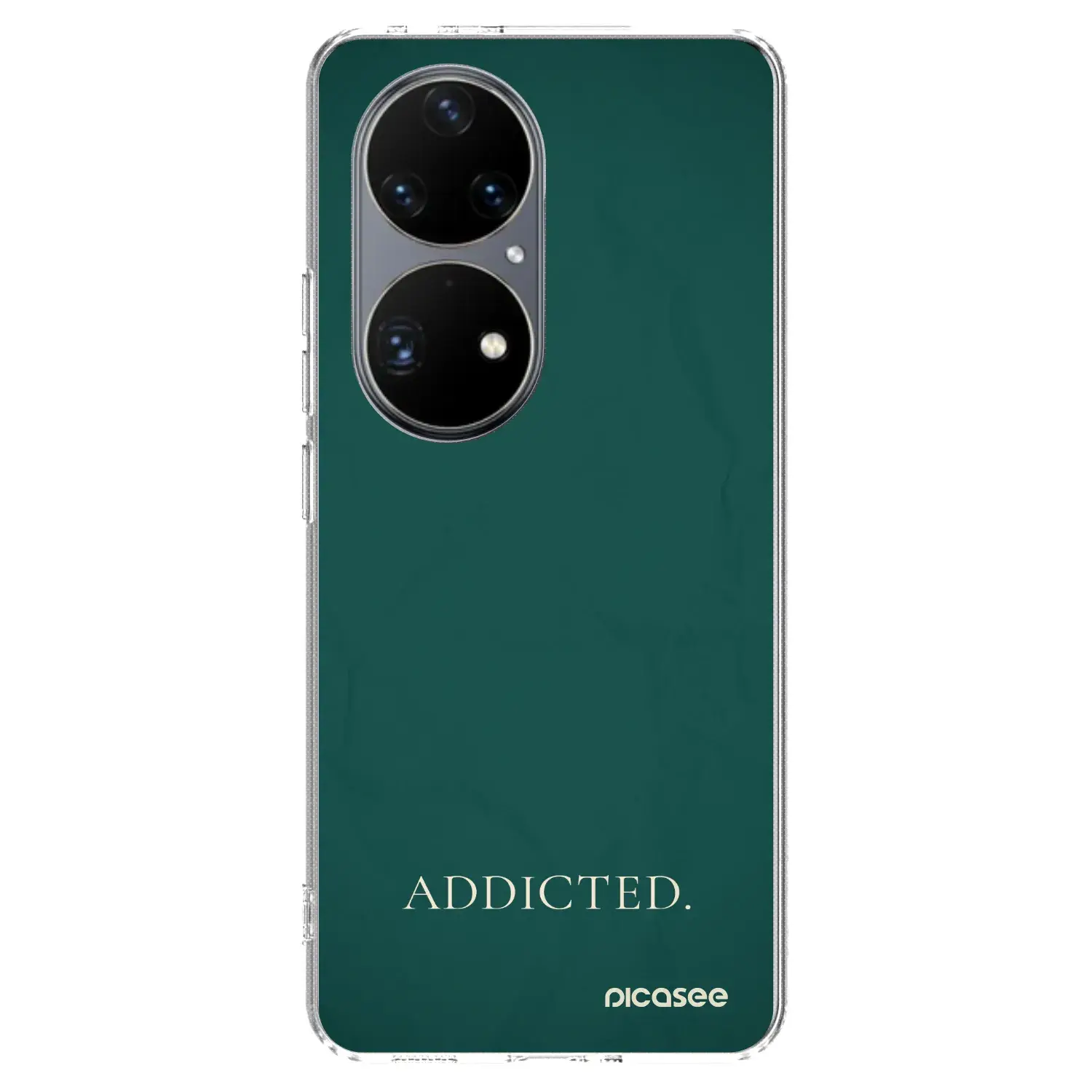 Silikonový průhledný obal pro Huawei P50 - Addicted