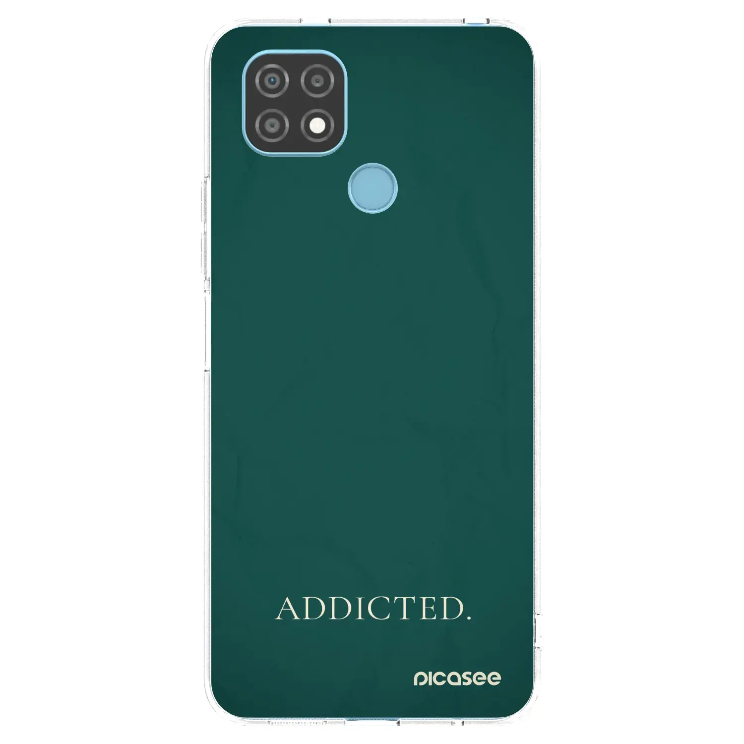 Silikonový průhledný obal pro Realme C21 - Addicted