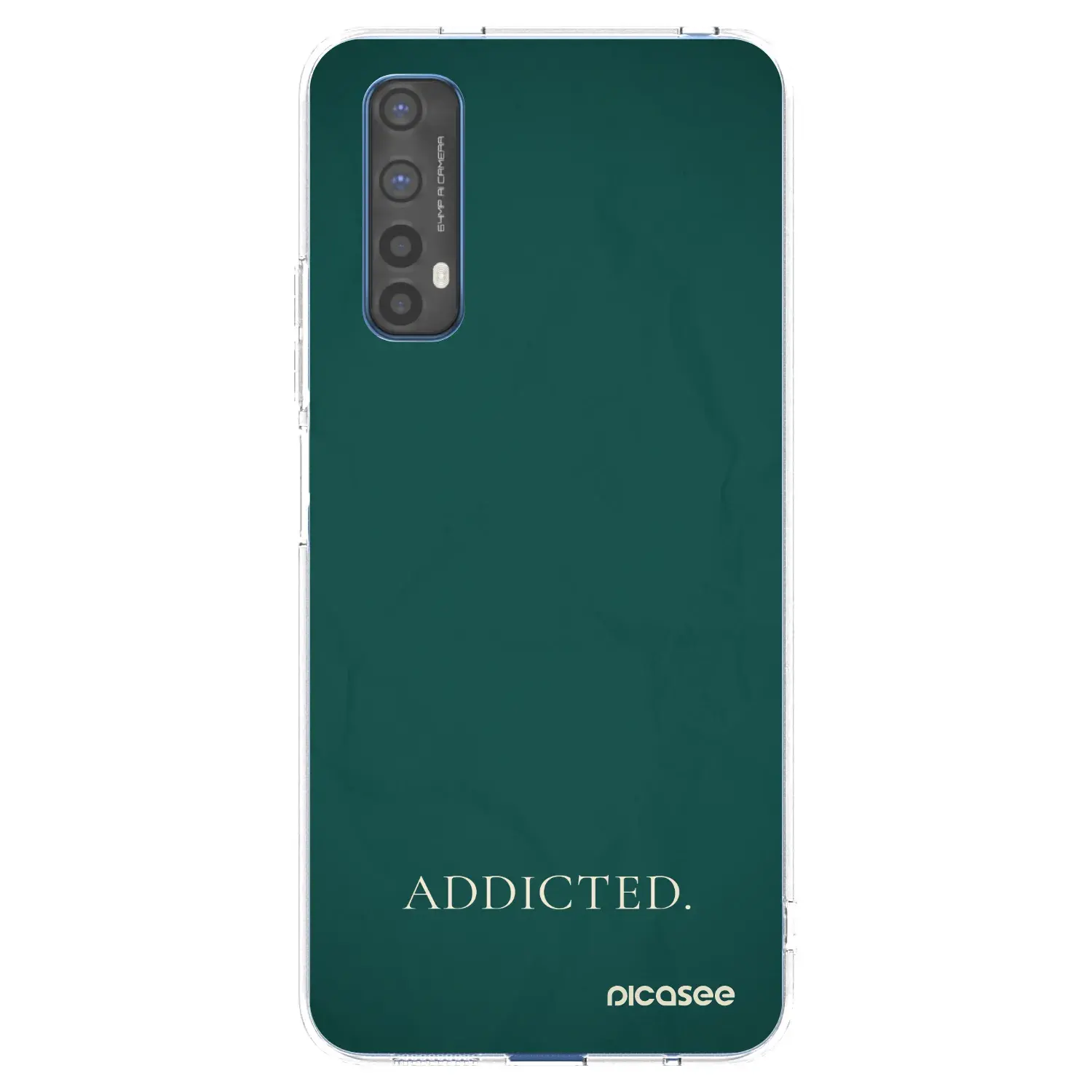 Silikonový průhledný obal pro Realme 7 - Addicted