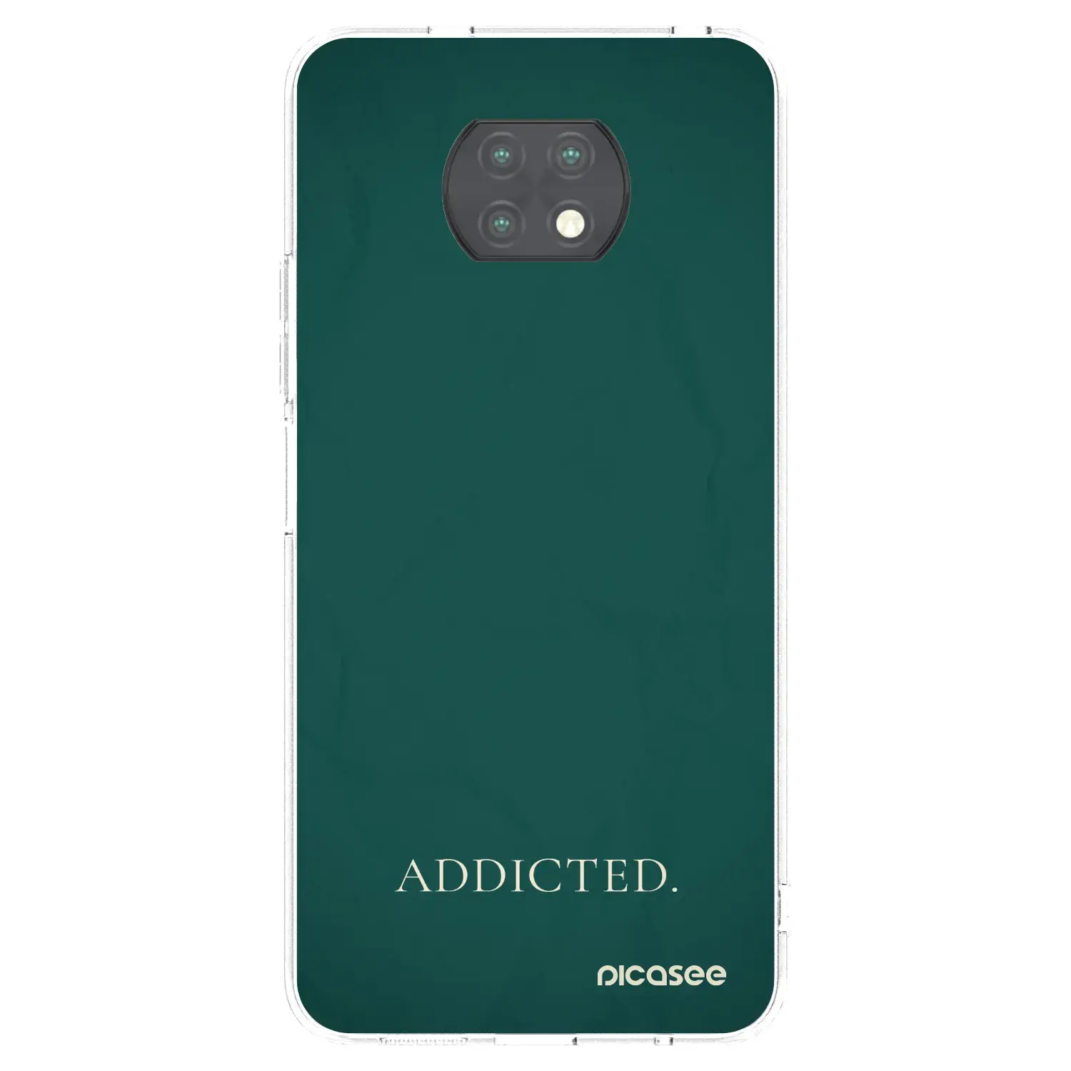 Silikonový průhledný obal pro Xiaomi Redmi Note 9T - Addicted
