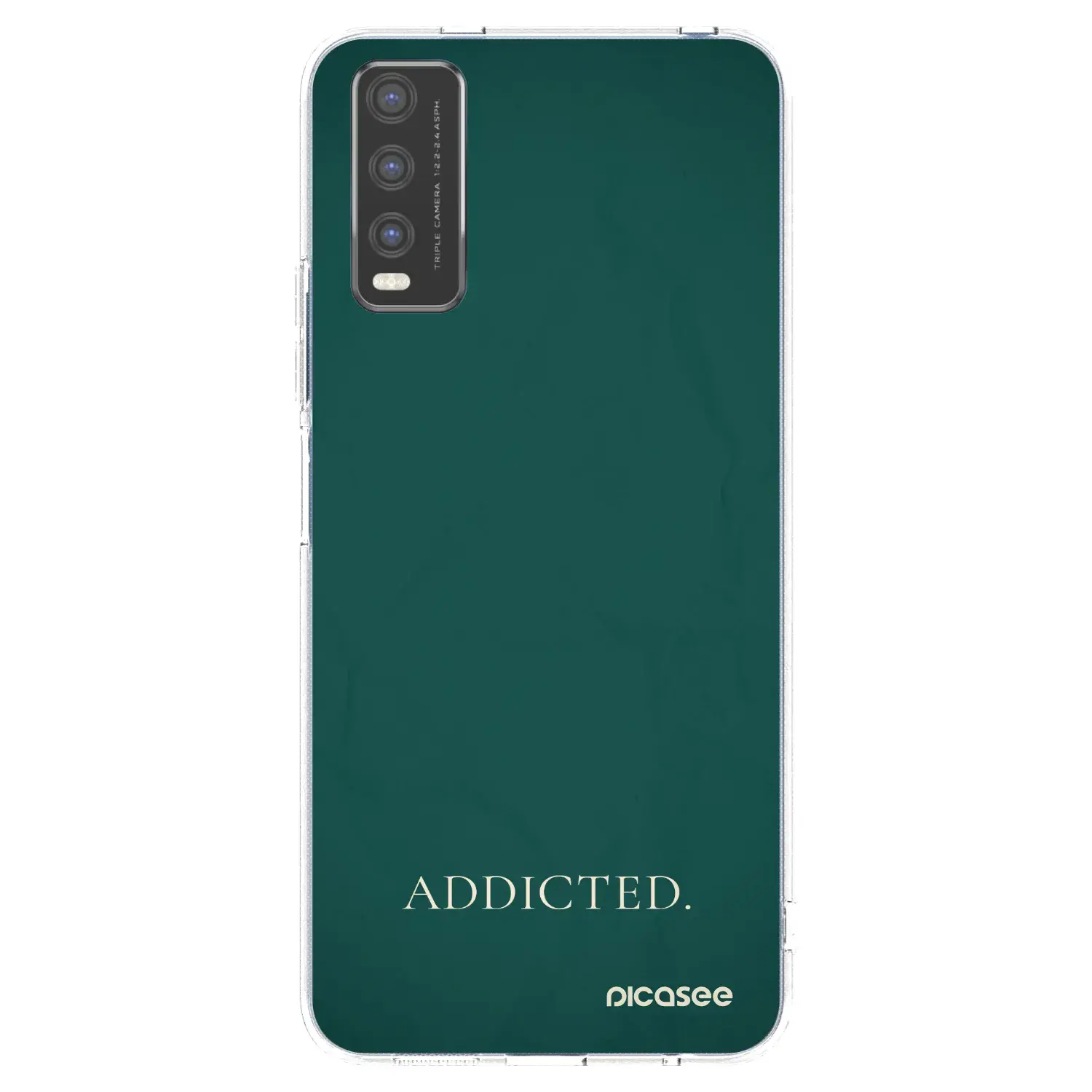Silikonový průhledný obal pro Vivo Y20s - Addicted