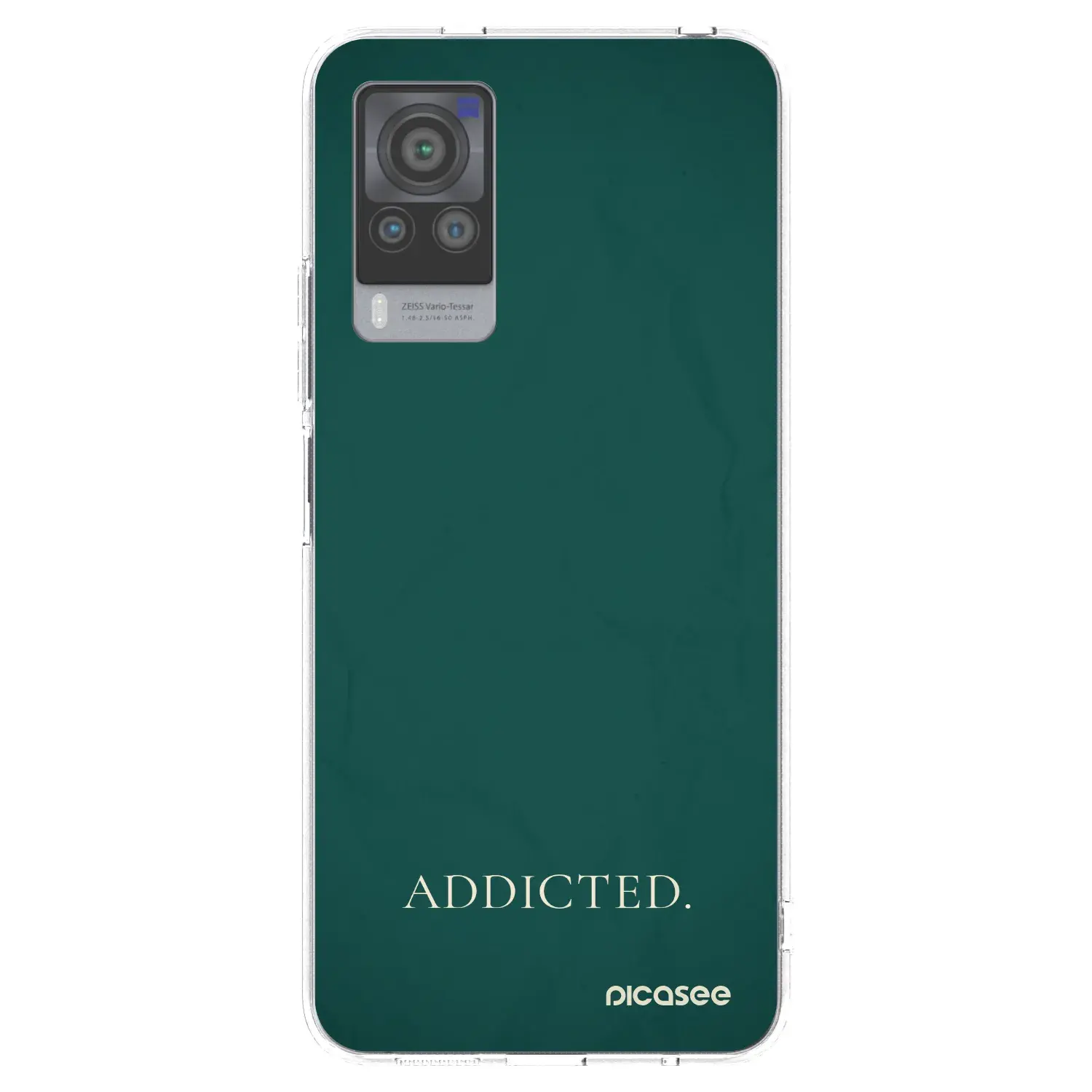Silikonový průhledný obal pro Vivo X60 Pro 5G - Addicted