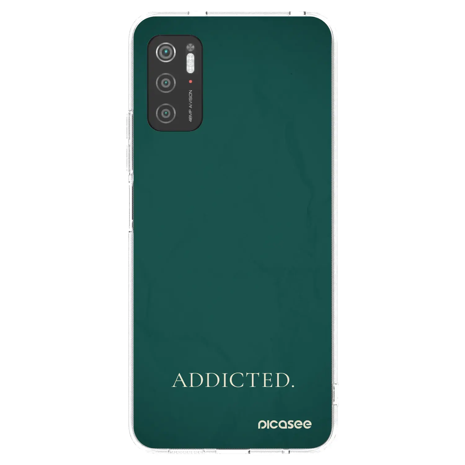 Silikonový průhledný obal pro Xiaomi Poco M3 Pro 5G - Addicted