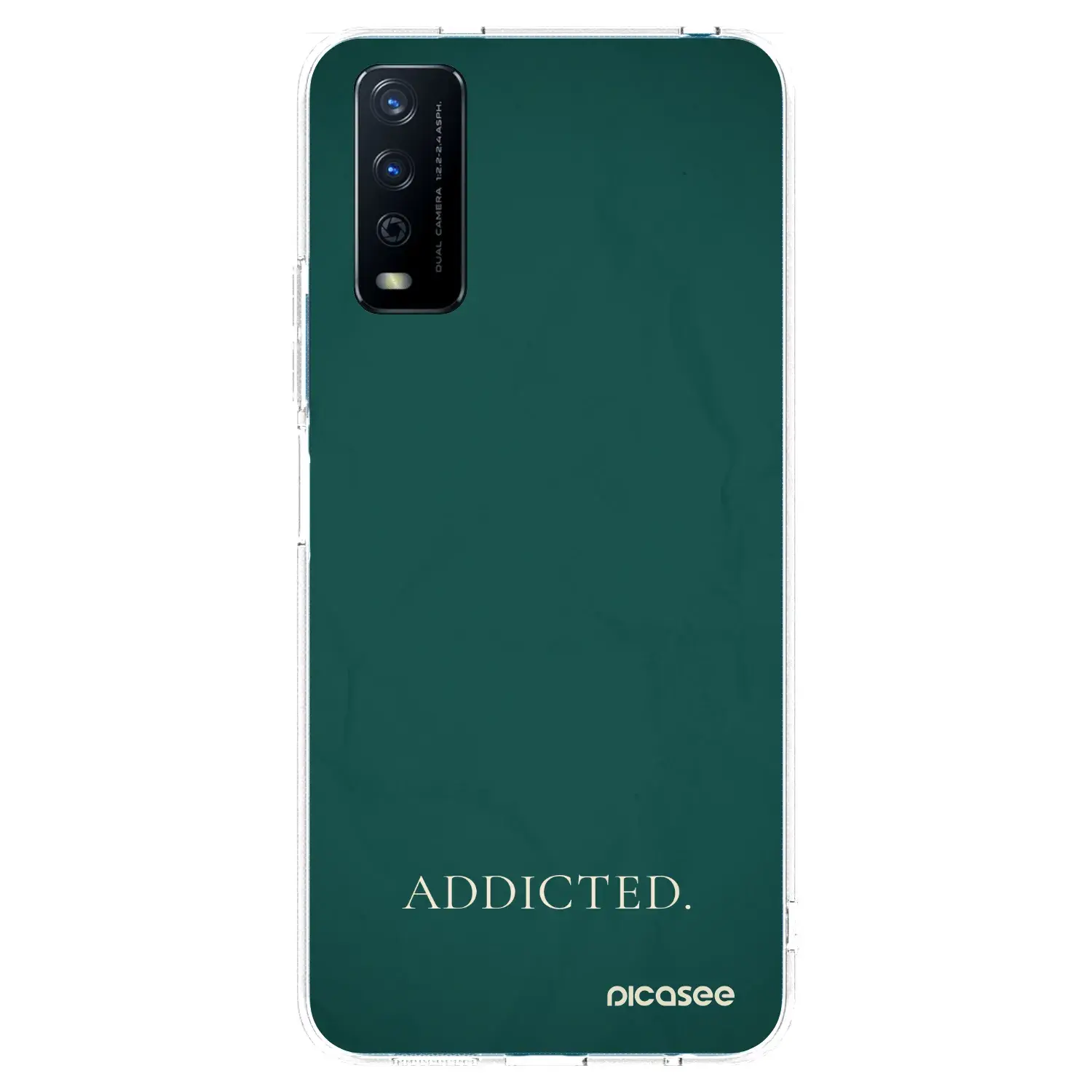 Silikonový průhledný obal pro Vivo Y11s - Addicted
