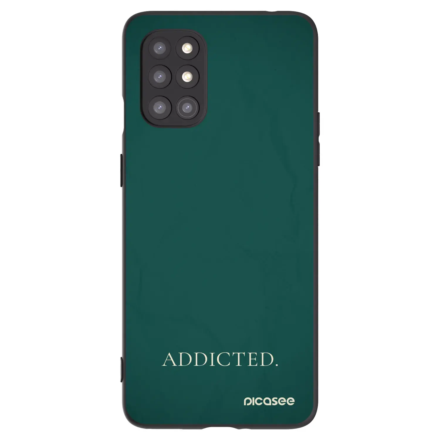 Silikonový černý obal pro OnePlus 8T - Addicted