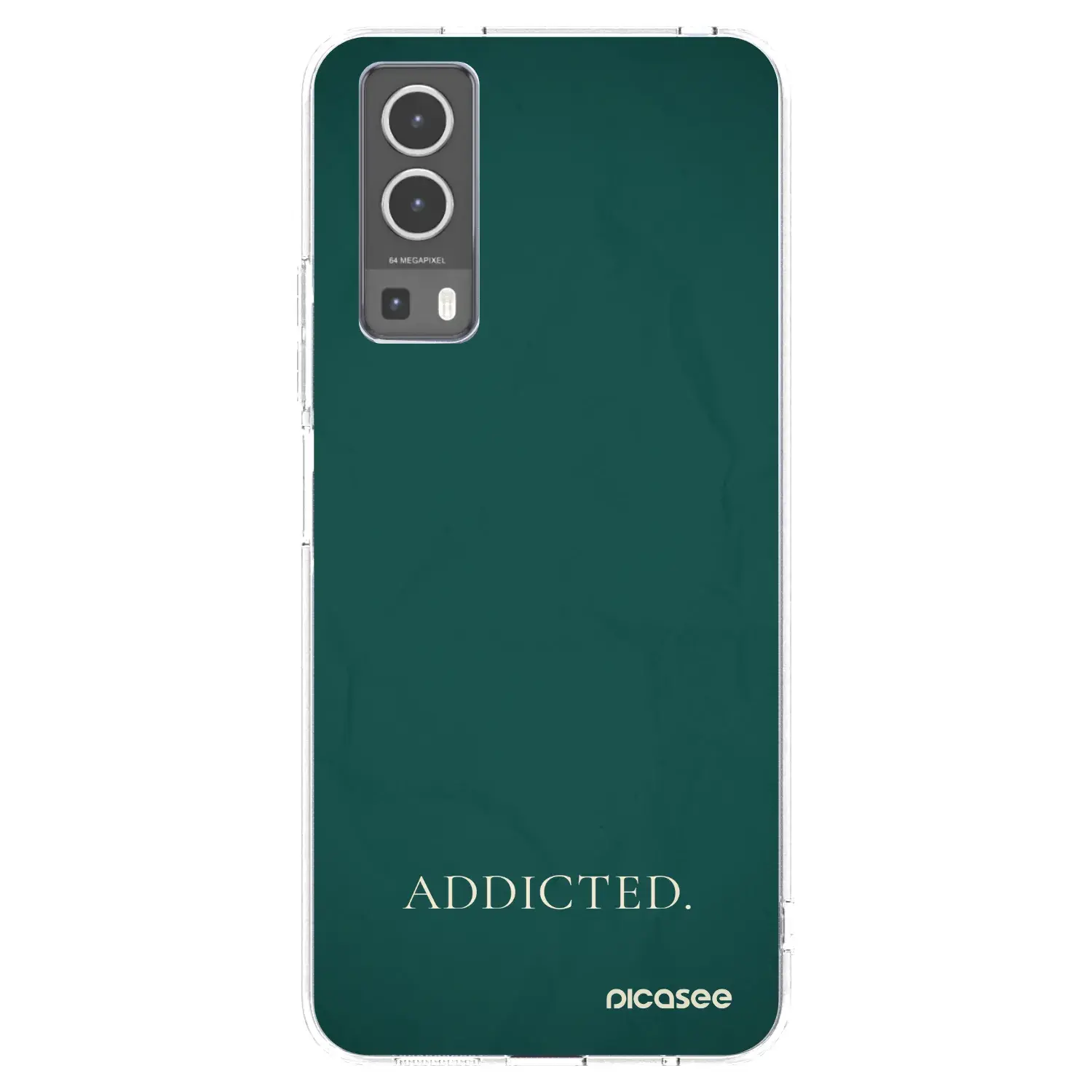 Silikonový průhledný obal pro Vivo Y72 5G - Addicted