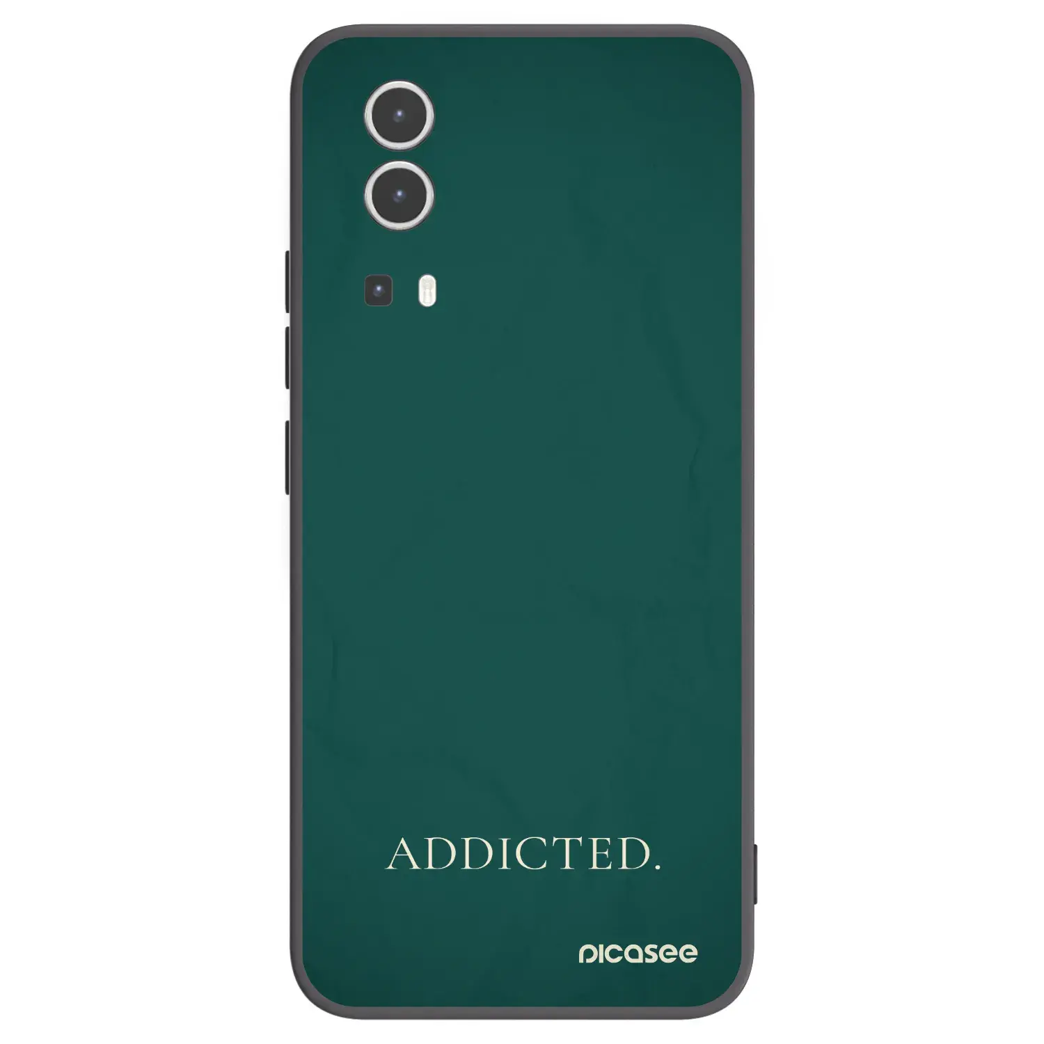 Silikonový černý obal pro Vivo Y72 5G - Addicted