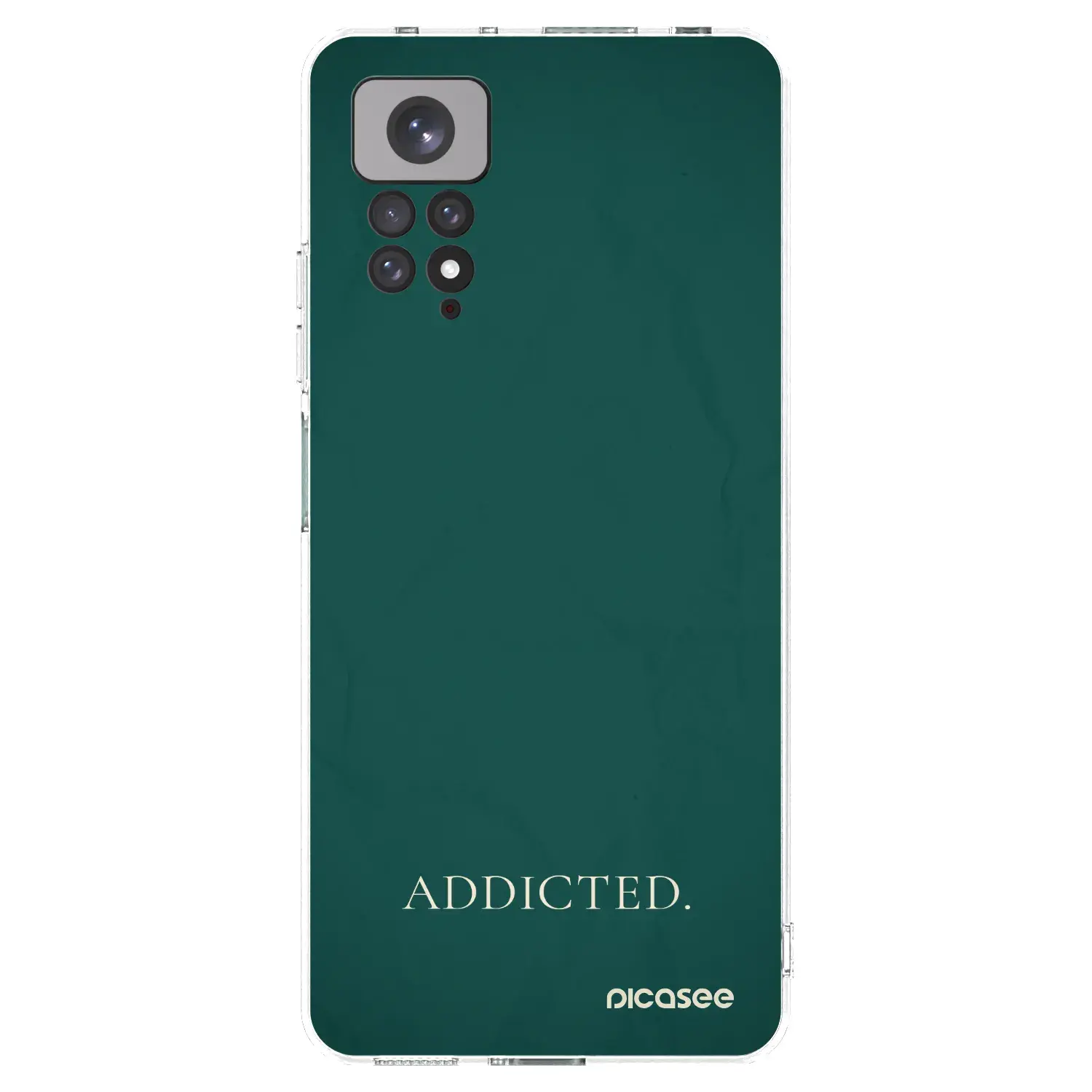 Silikonový průhledný obal pro Xiaomi Redmi Note 11 - Addicted