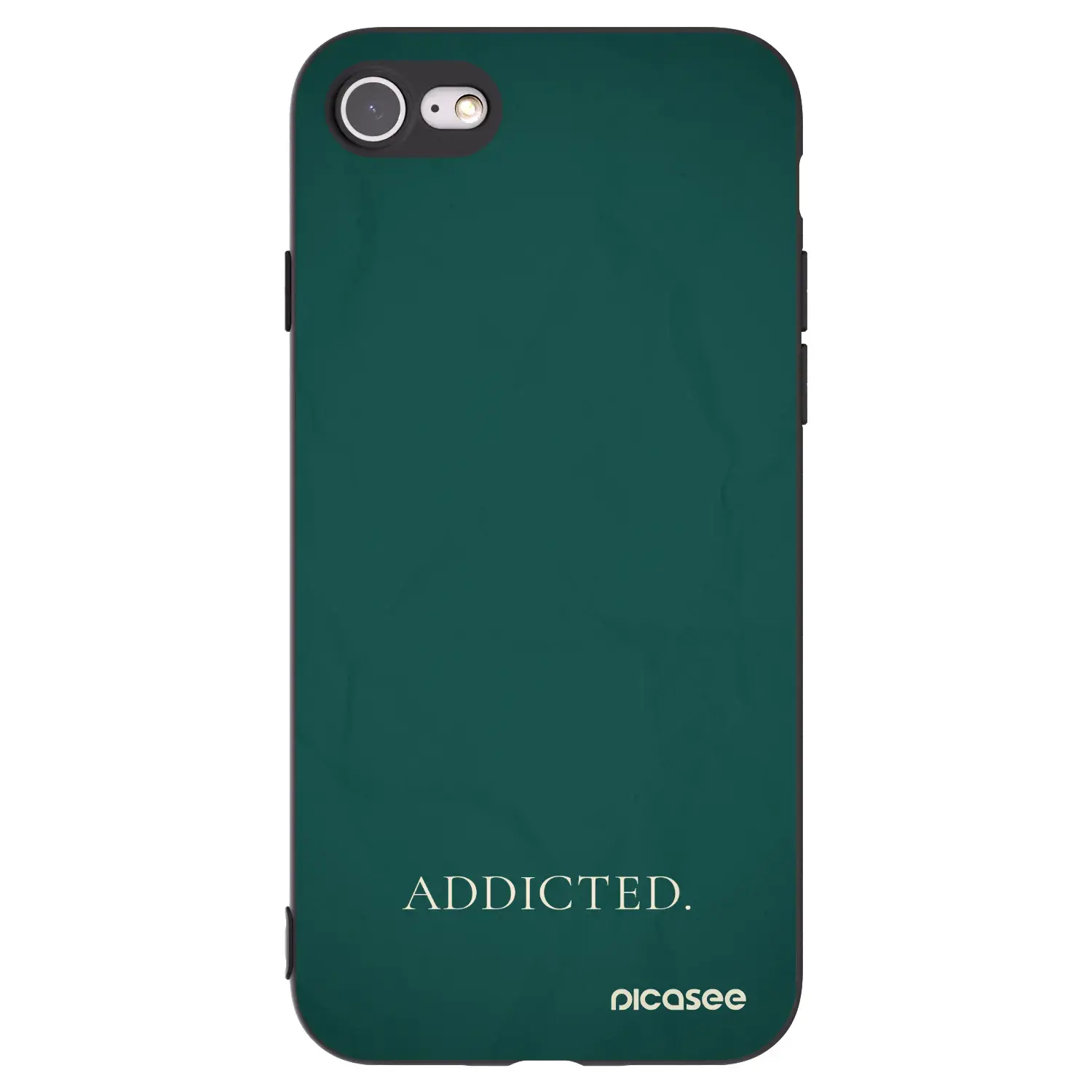 Silikonový černý obal pro Apple iPhone SE 2022 - Addicted