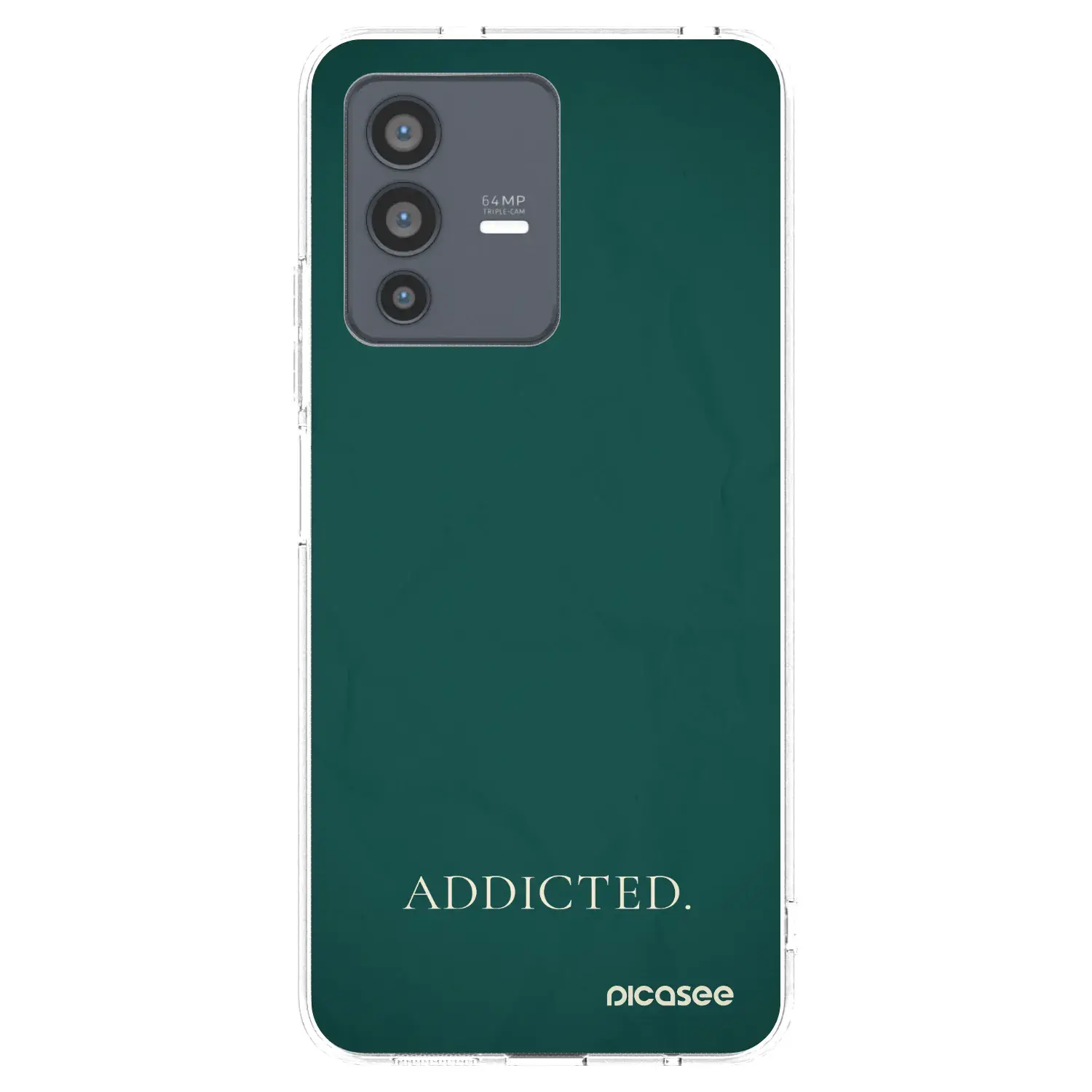 Silikonový průhledný obal pro Vivo V23 5G - Addicted
