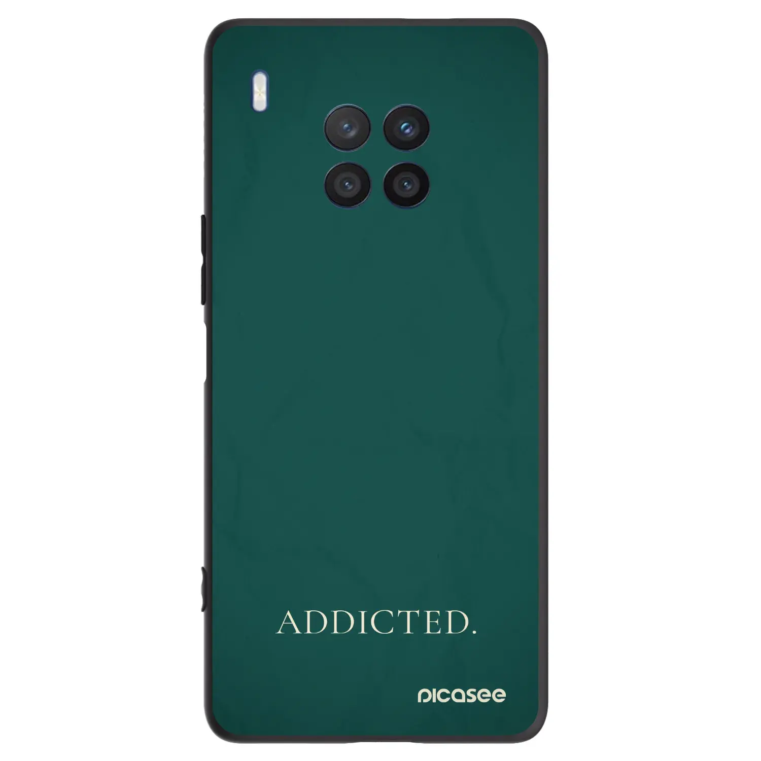 Silikonový černý obal pro Honor 50 Lite - Addicted