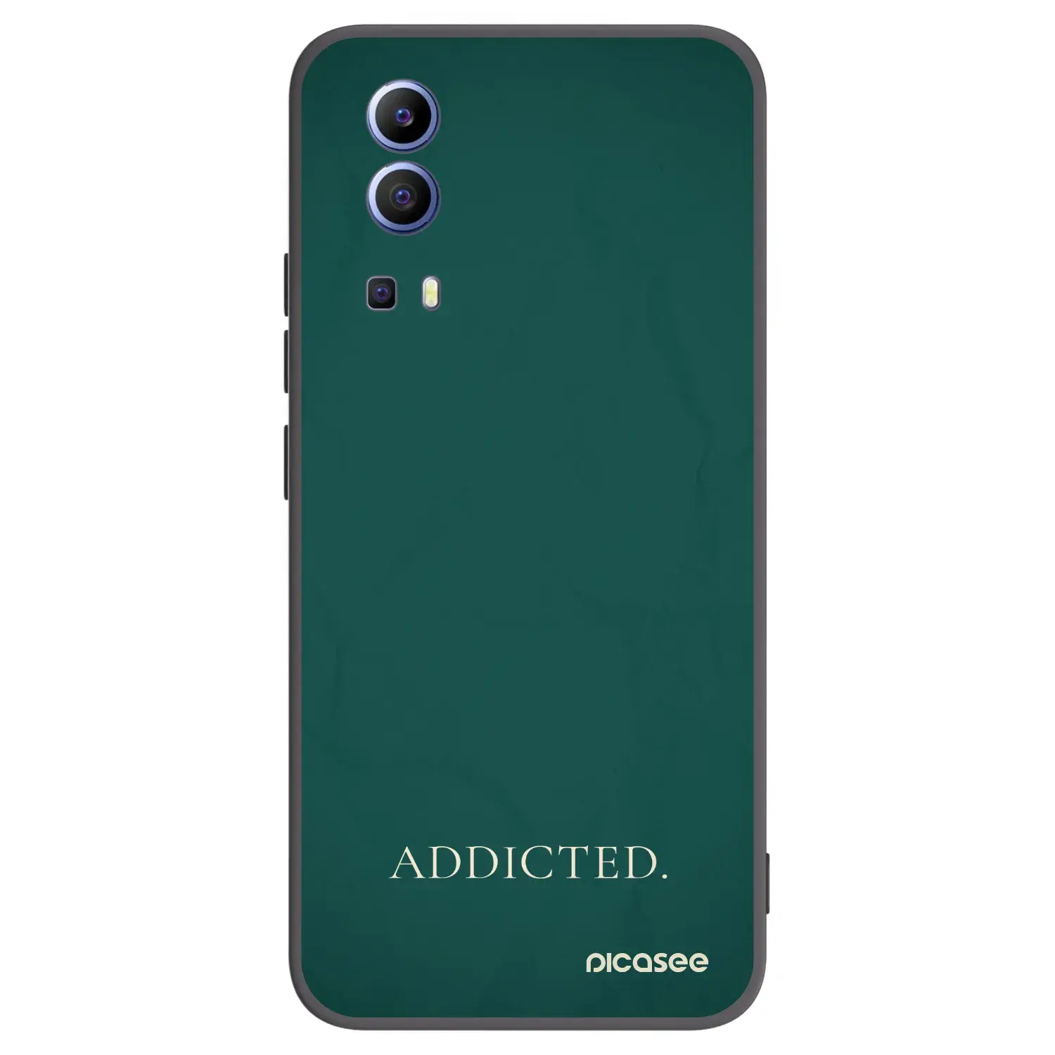Silikonový černý obal pro Vivo Y52 5G - Addicted