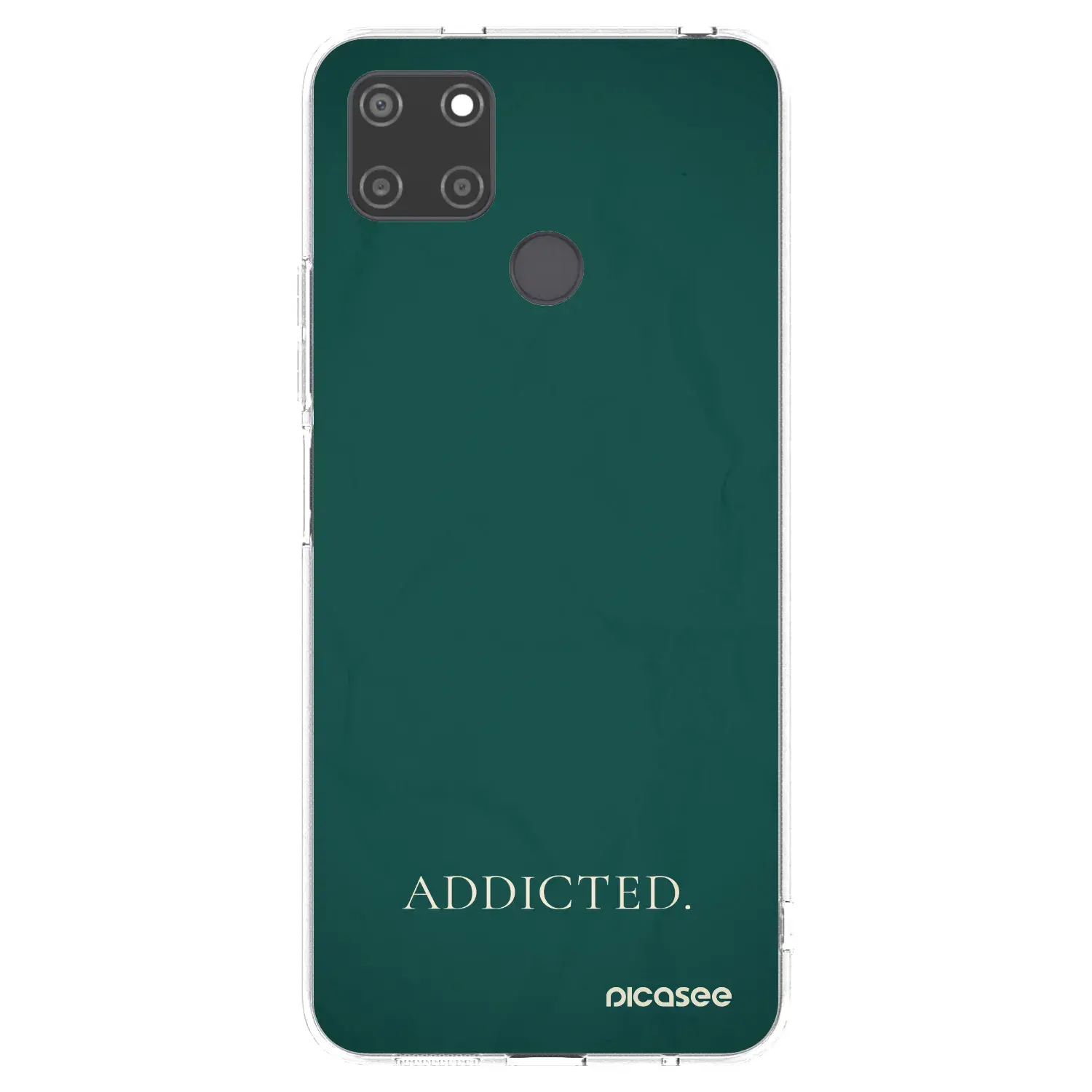 Silikonový průhledný obal pro Realme C21Y - Addicted