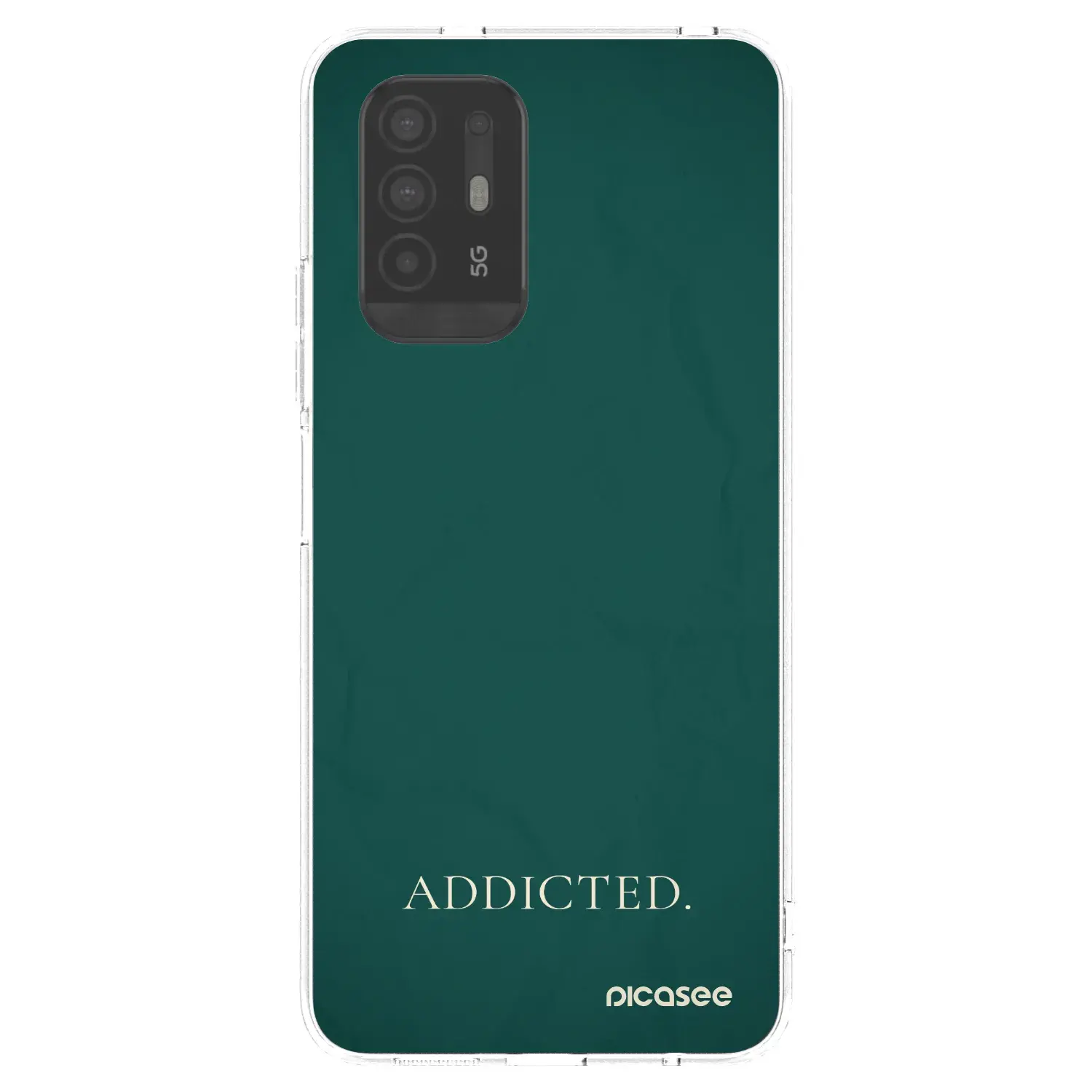 Silikonový průhledný obal pro OPPO A94 5G - Addicted