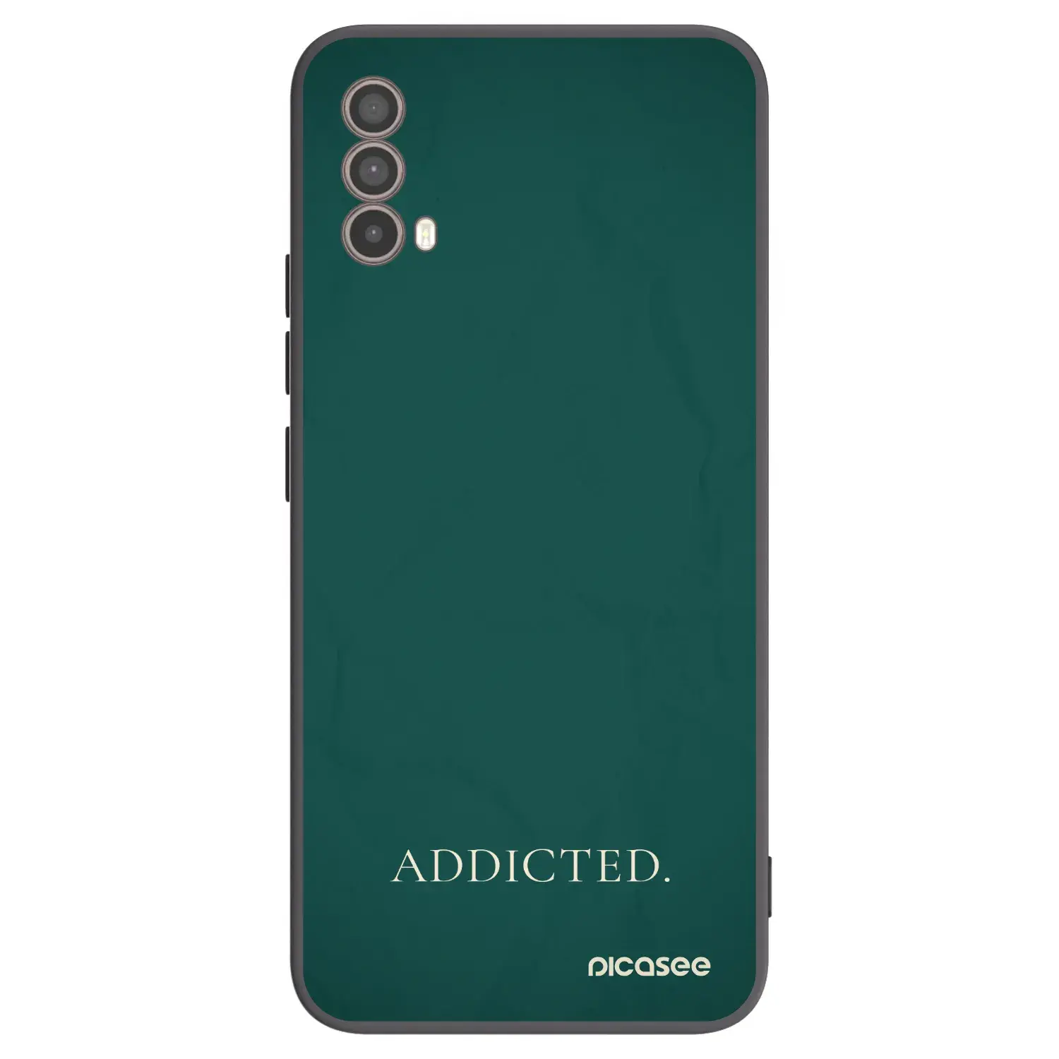 Silikonový černý obal pro Motorola Moto E40 - Addicted