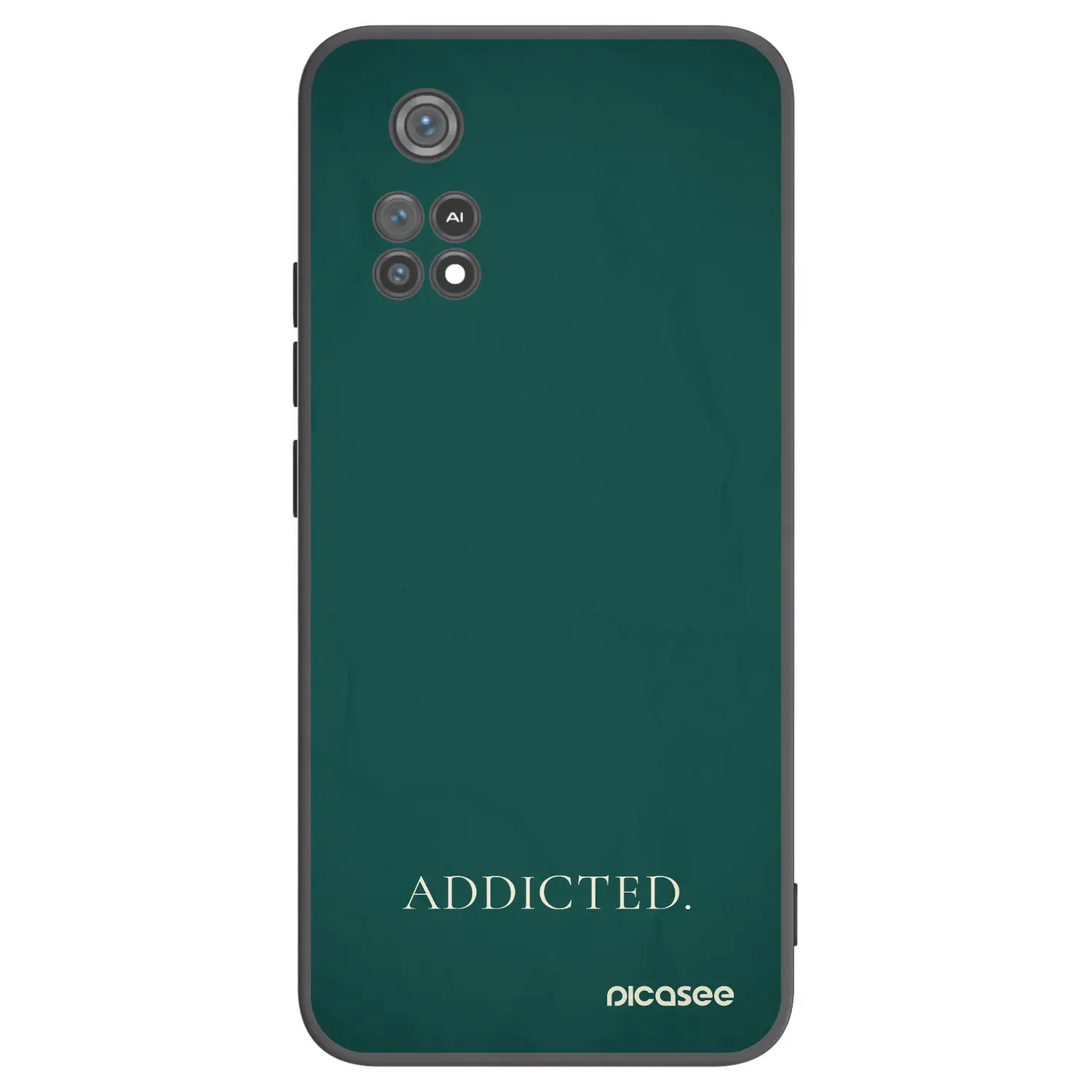 Silikonový černý obal pro Xiaomi Poco M4 Pro - Addicted