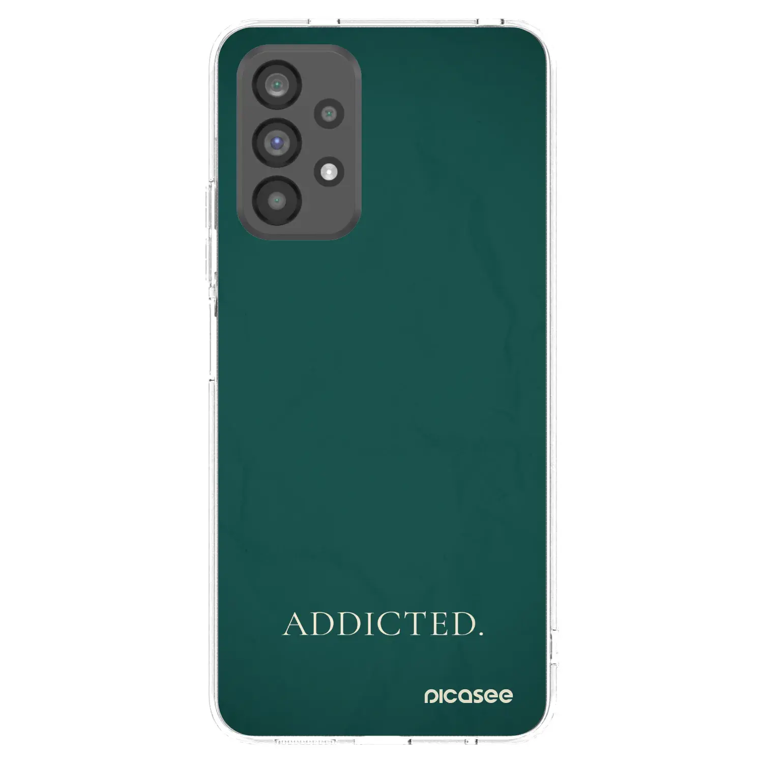 Silikonový průhledný obal pro Samsung Galaxy A73 5G - Addicted