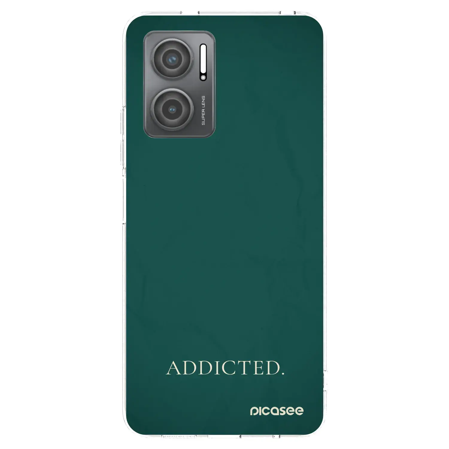 Silikonový průhledný obal pro Xiaomi Redmi 10 5G - Addicted