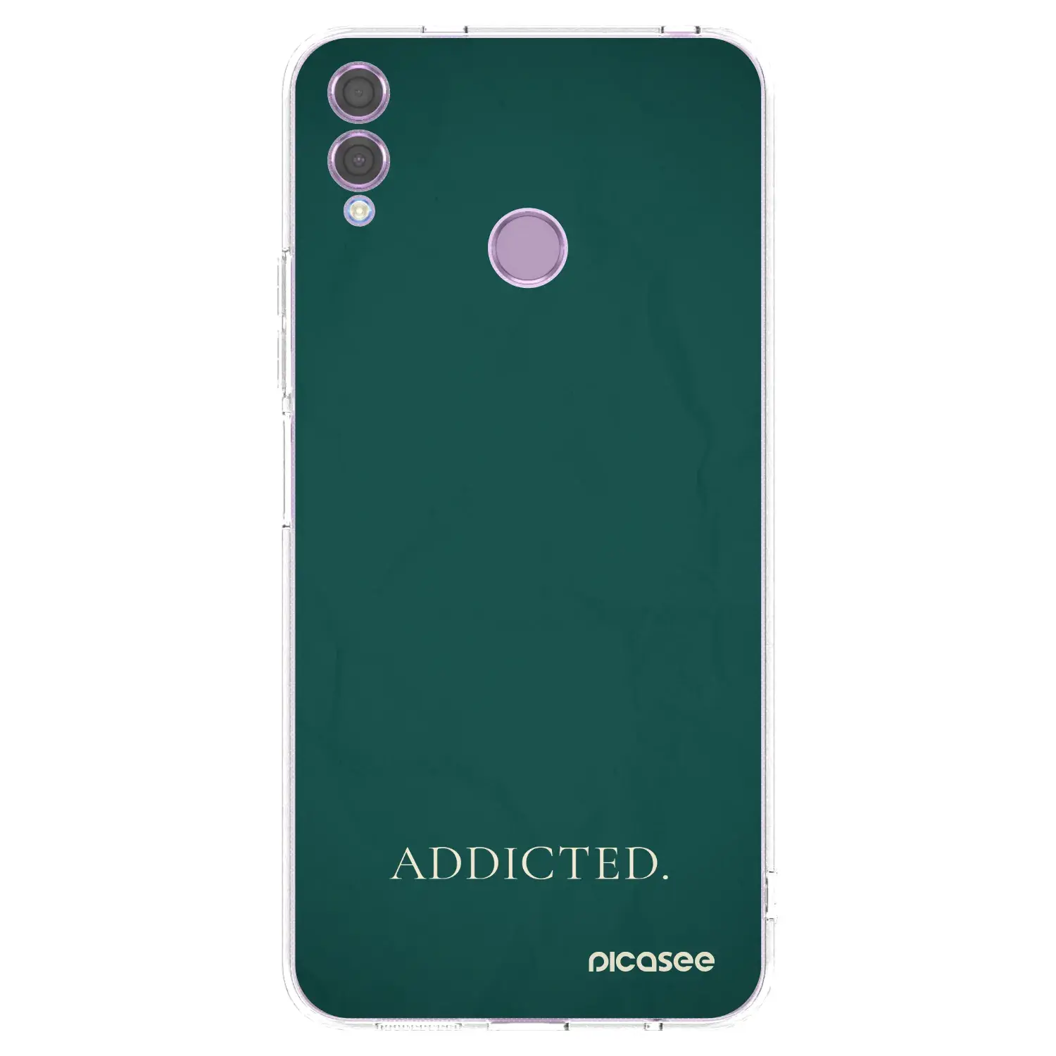 Silikonový průhledný obal pro Honor 8X - Addicted