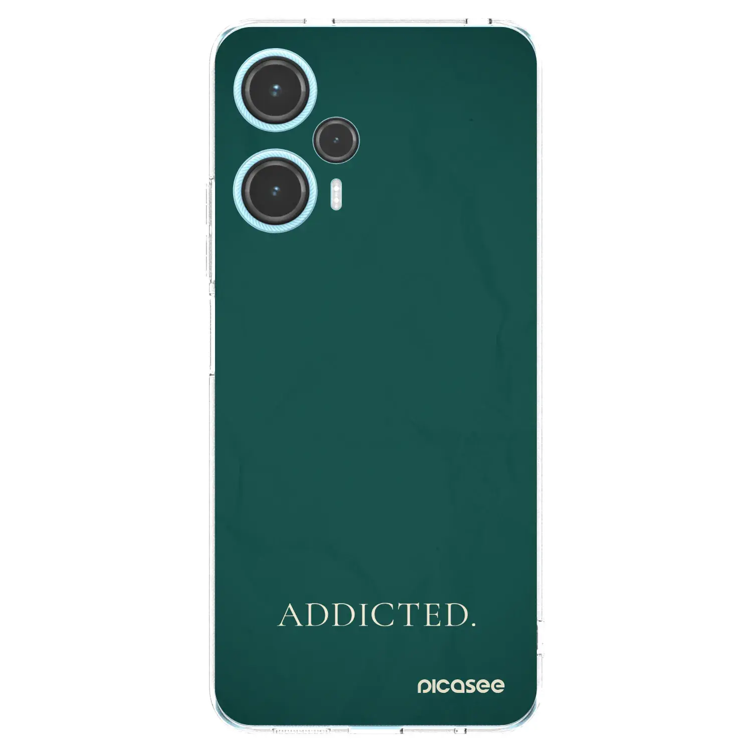 Silikonový průhledný obal pro Xiaomi Poco F5 - Addicted