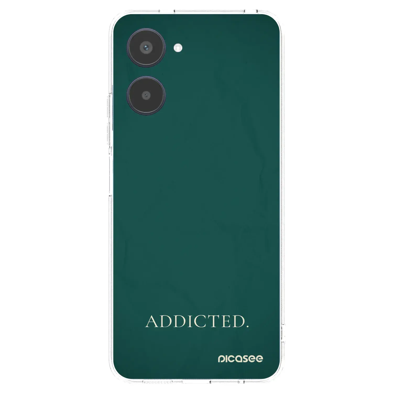 Silikonový průhledný obal pro Realme 10 4G - Addicted