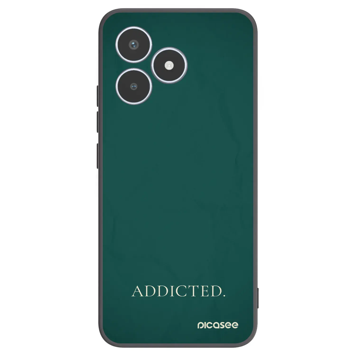 Silikonový černý obal pro Realme C53 - Addicted