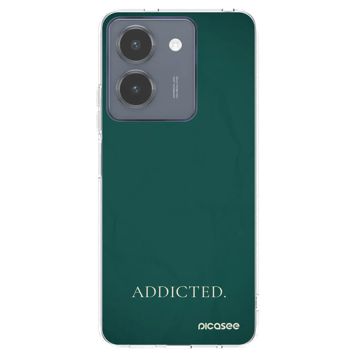 Silikonový průhledný obal pro Vivo Y36 4G - Addicted