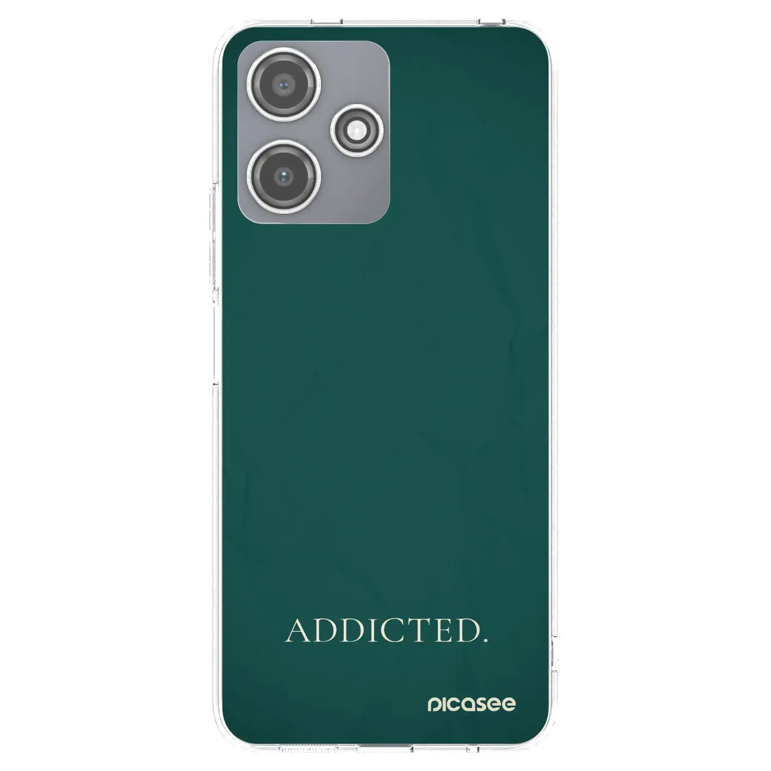 Silikonový průhledný obal pro Xiaomi Redmi 12 5G - Addicted