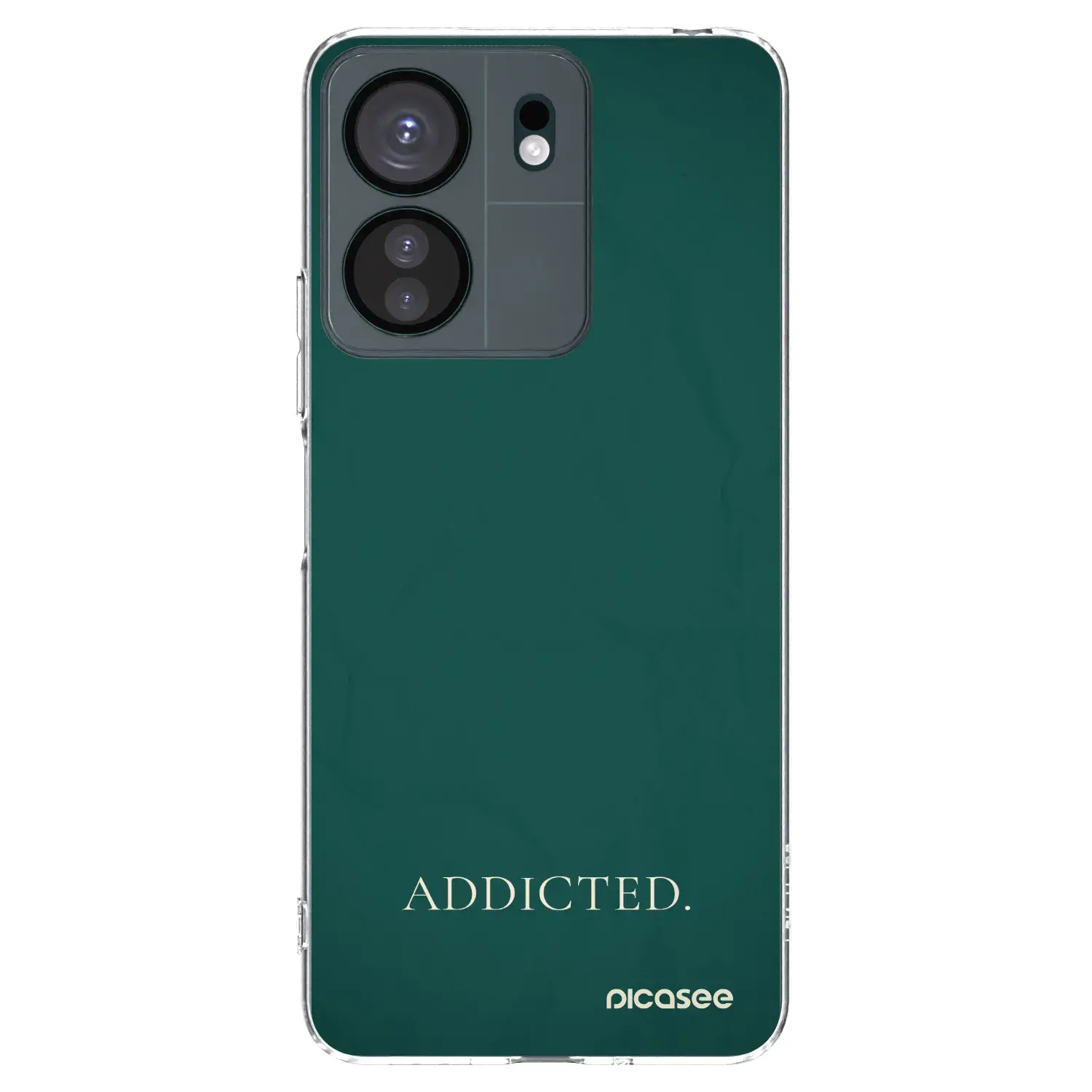 Silikonový průhledný obal pro Xiaomi Redmi 13C 4G - Addicted