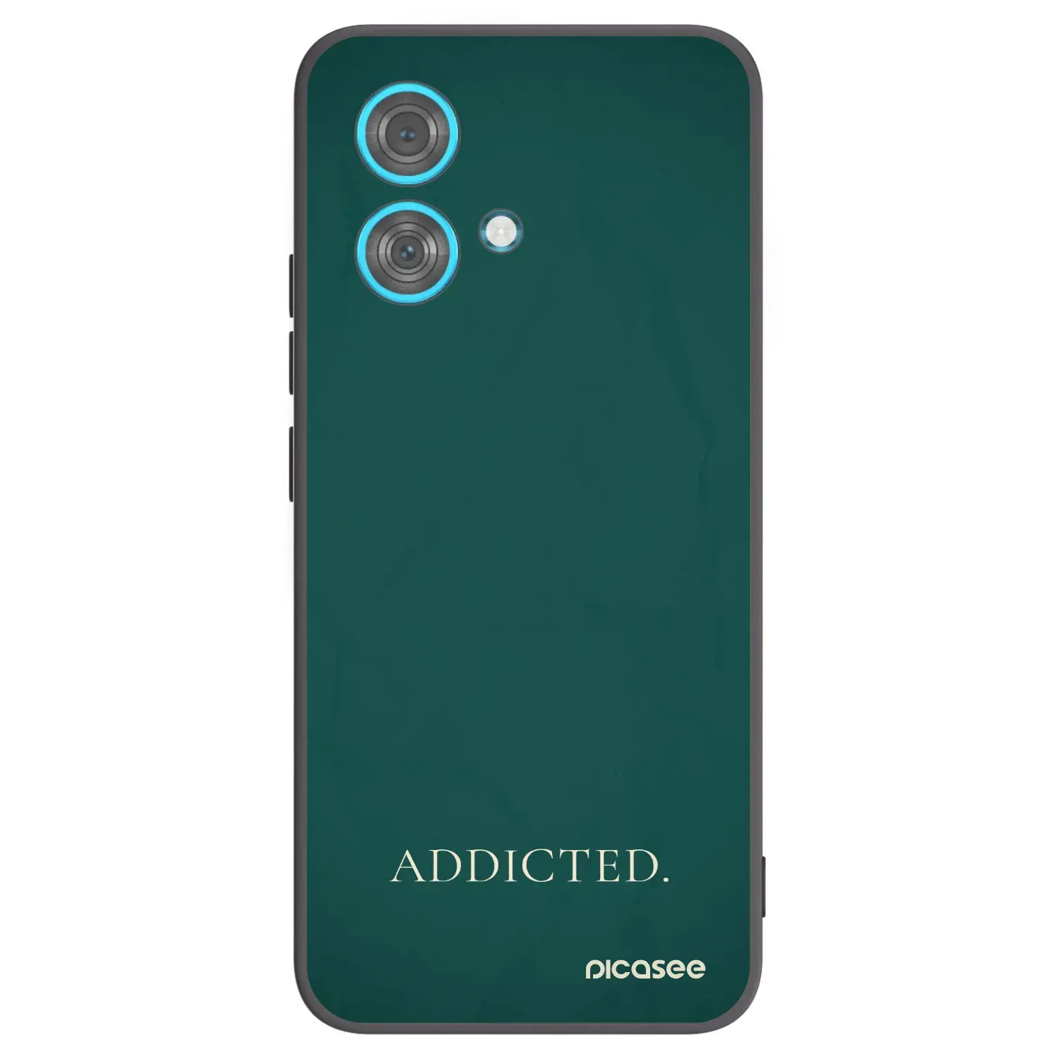 Silikonový černý obal pro Motorola Edge 40 Neo - Addicted