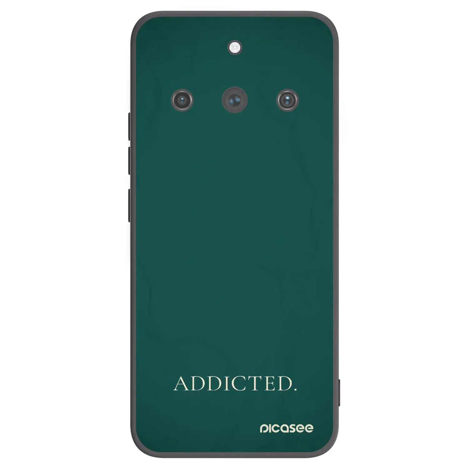 Silikonový černý obal pro Realme 11 Pro+ - Addicted