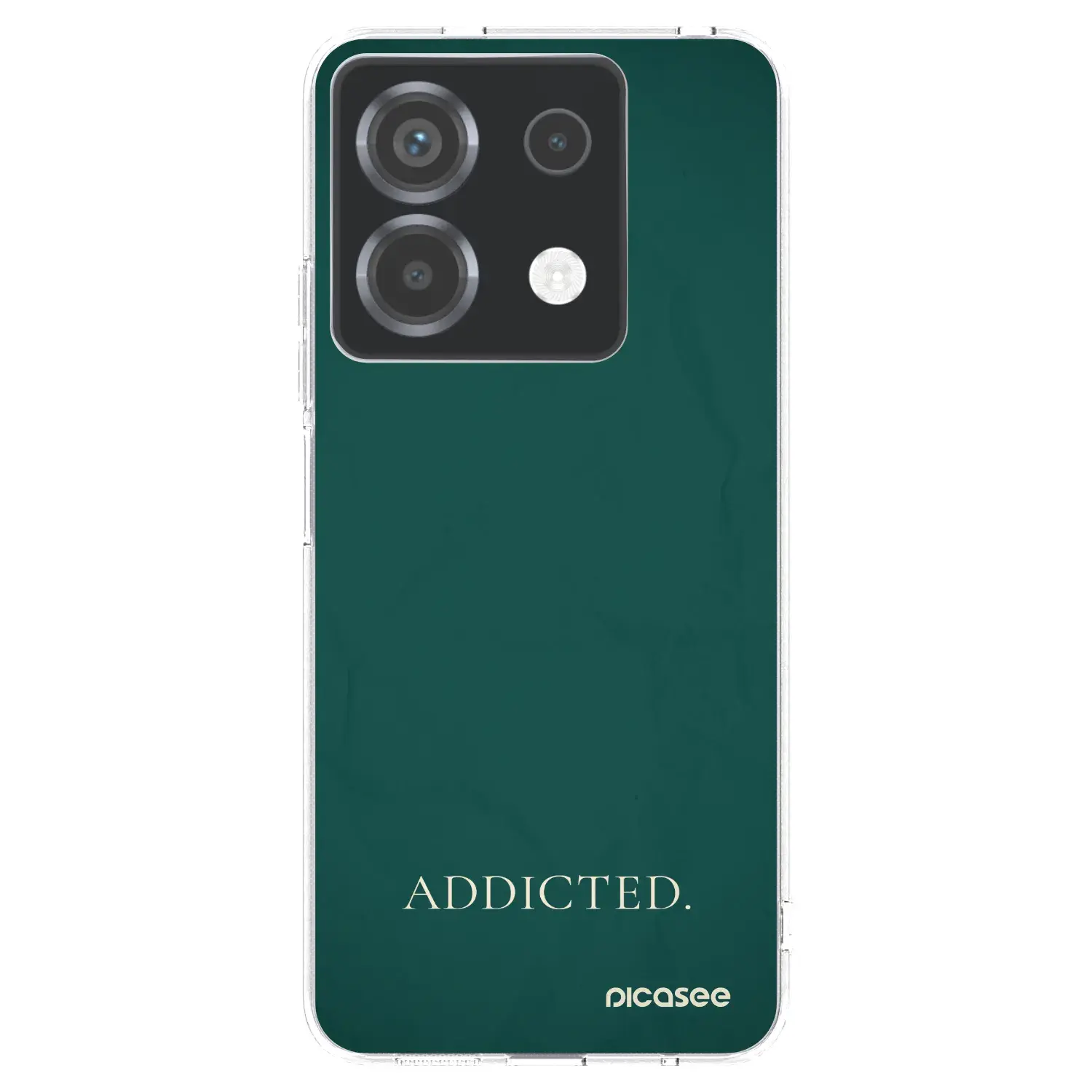 Silikonový průhledný obal pro Xiaomi Poco X6 - Addicted