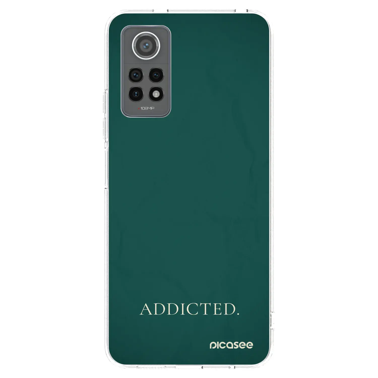 Silikonový průhledný obal pro Xiaomi Redmi Note 12 Pro 4G - Addicted