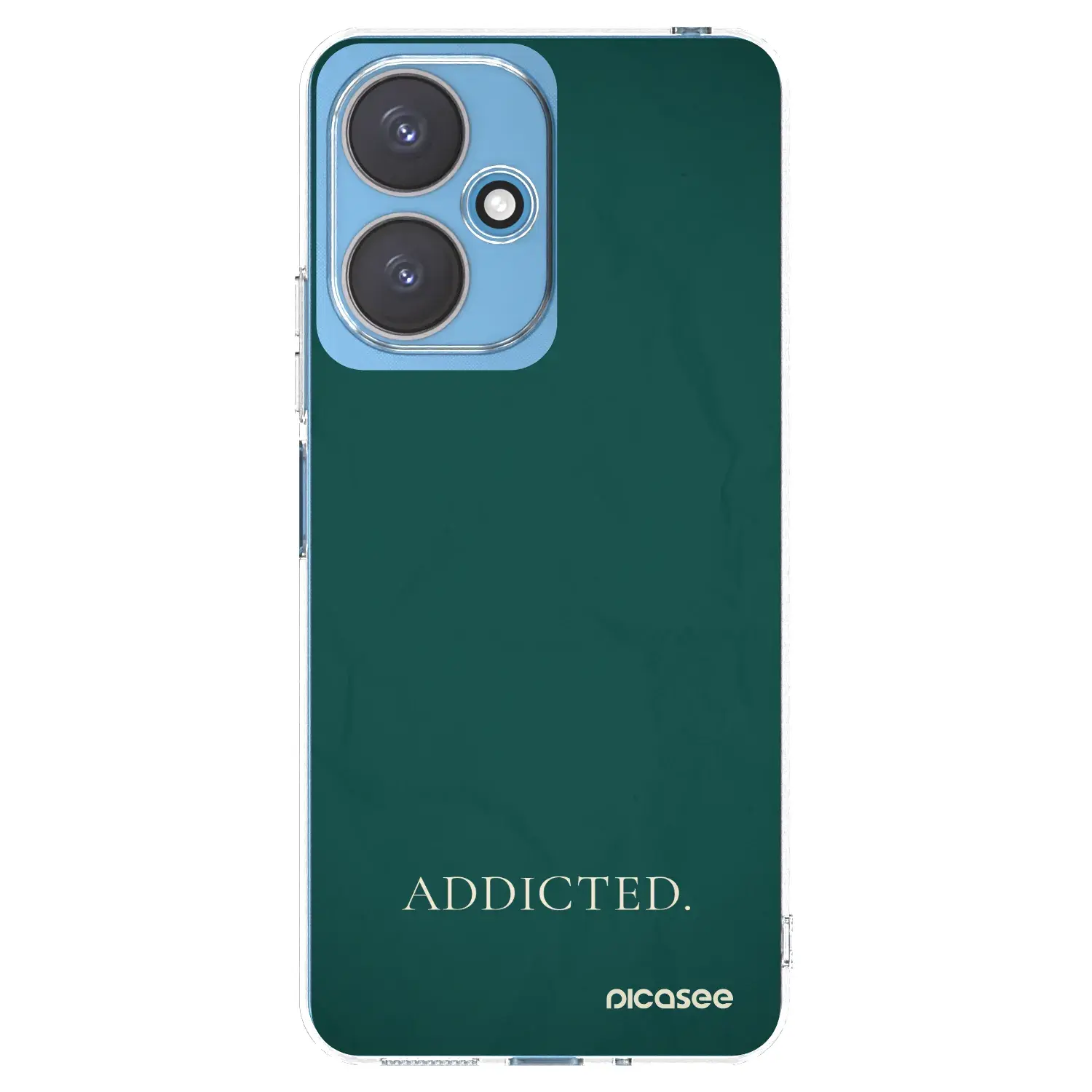Silikonový průhledný obal pro Xiaomi Redmi 13C 5G - Addicted