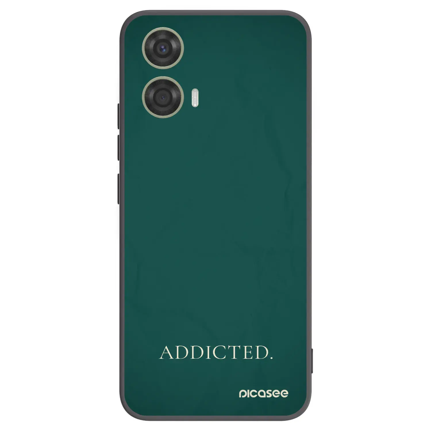 Silikonový černý obal pro Motorola Moto G24 - Addicted