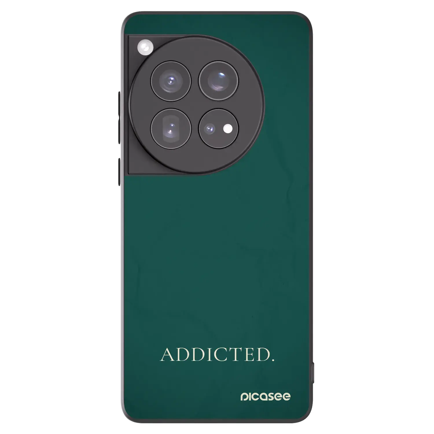 Silikonový černý obal pro OnePlus 12 5G - Addicted