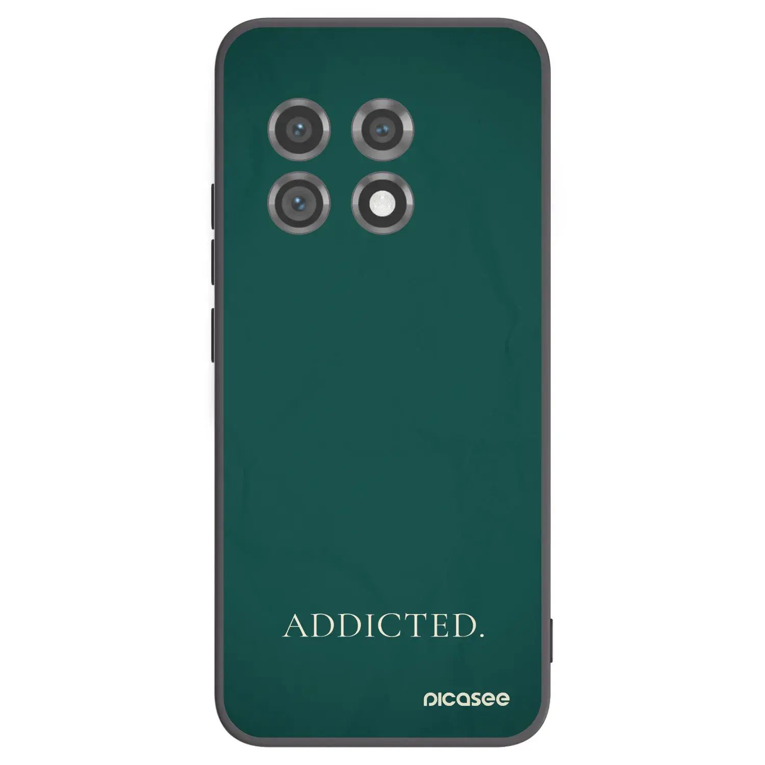 Silikonový černý obal pro OnePlus 11 5G - Addicted