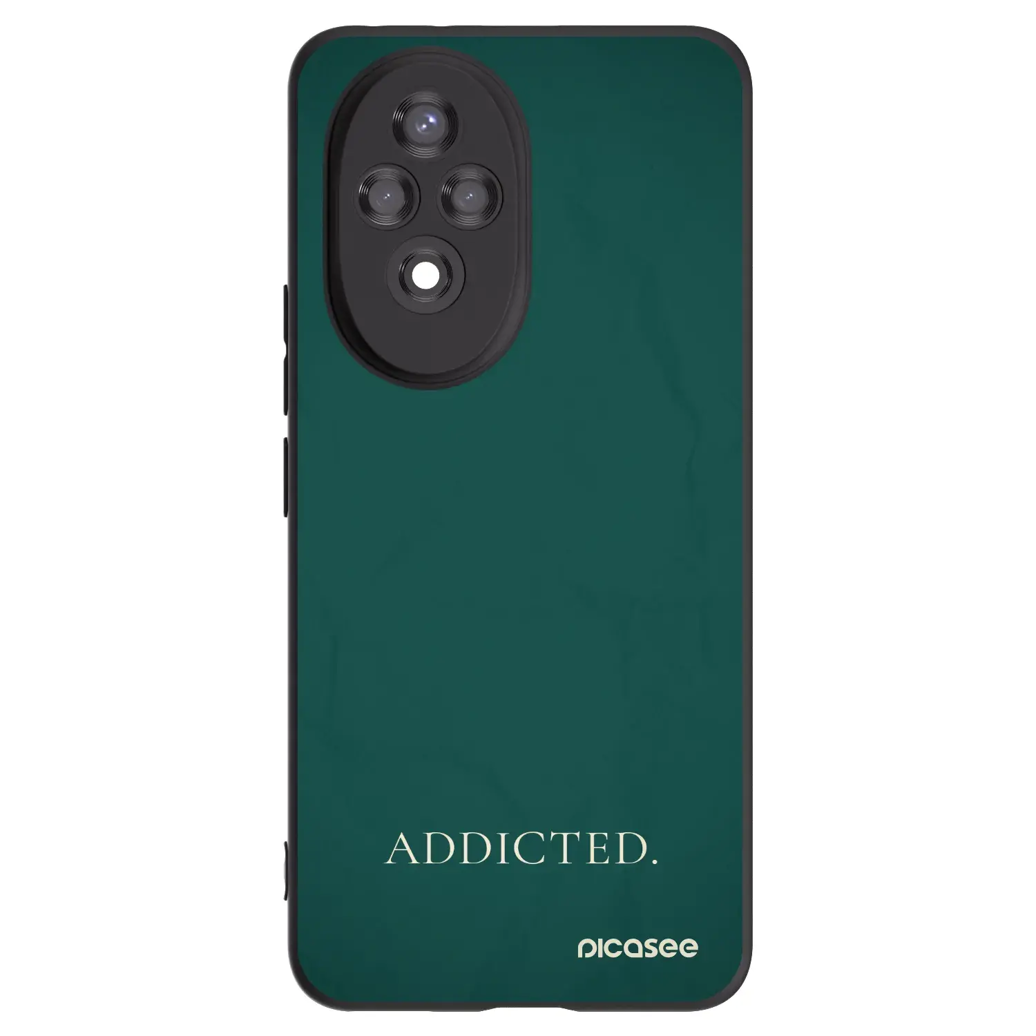 Silikonový černý obal pro Honor 200 Pro 5G - Addicted