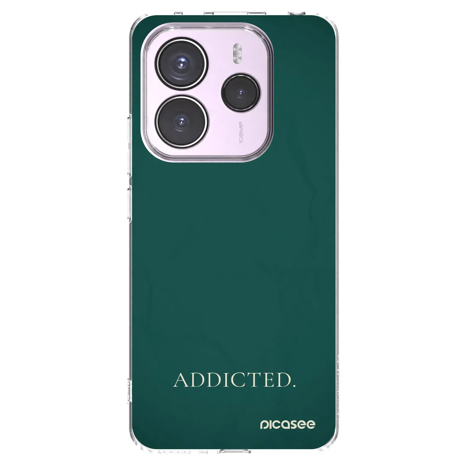 Silikonový průhledný obal pro Xiaomi Redmi Note 14 5G - Addicted