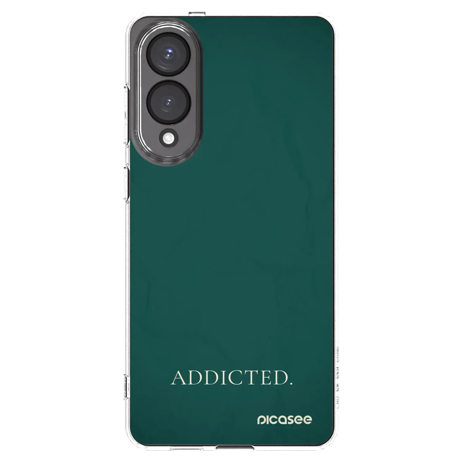 Silikonový průhledný obal pro Samsung Galaxy S25 Edge 5G - Addicted