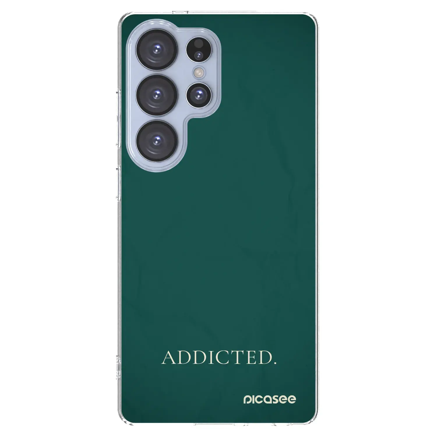 Silikonový průhledný obal pro Samsung Galaxy S25 Ultra 5G - Addicted