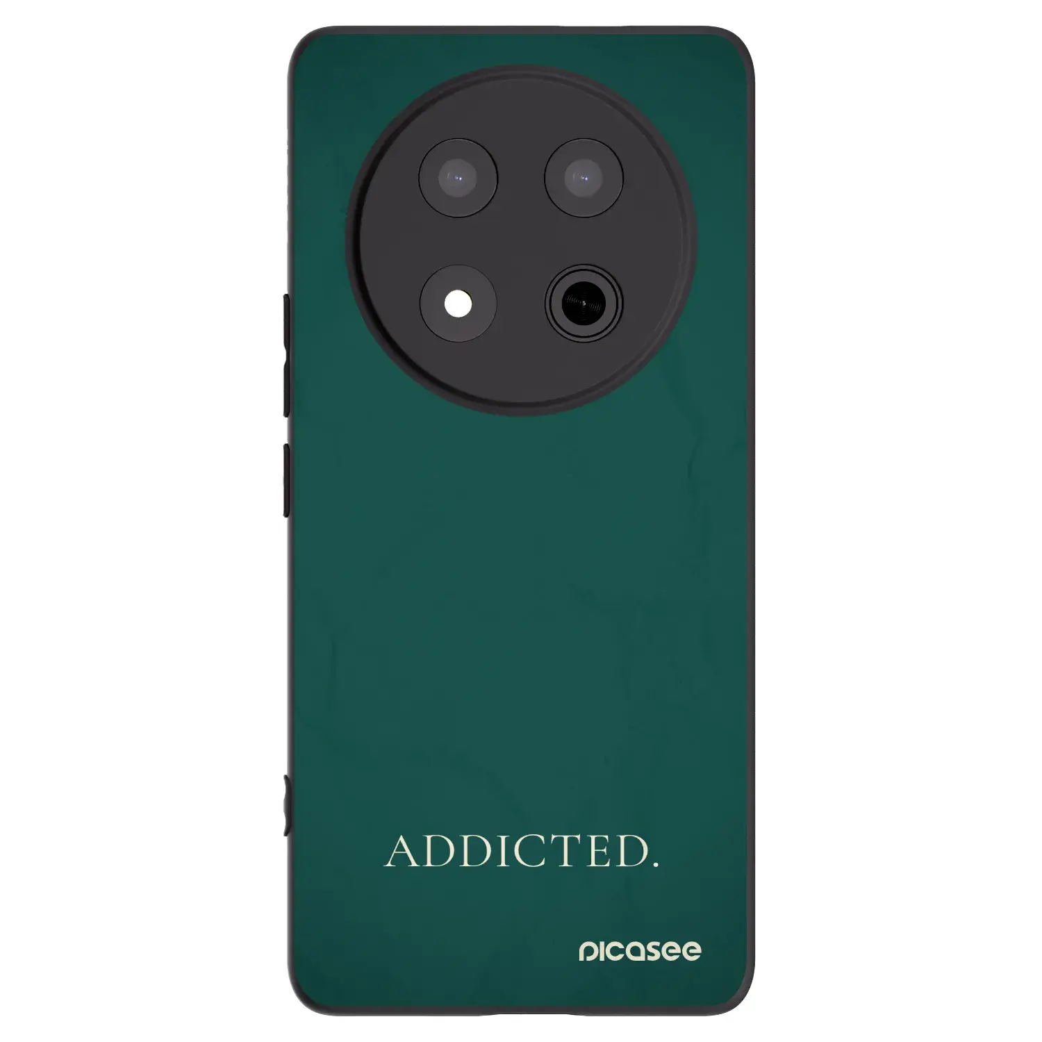 Silikonový černý obal pro Honor Magic7 Lite 5G - Addicted