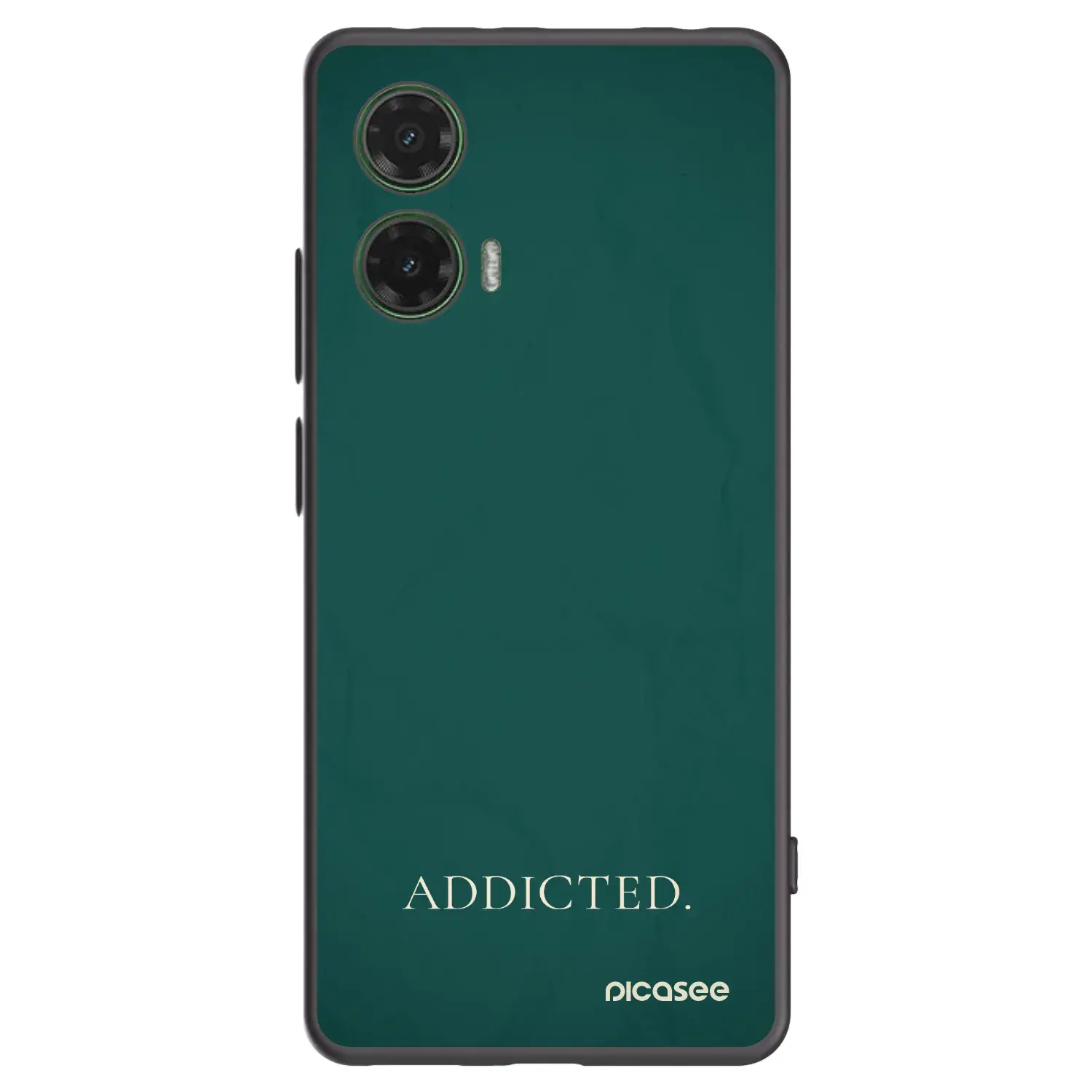 Silikonový černý obal pro Motorola Moto G35 5G - Addicted