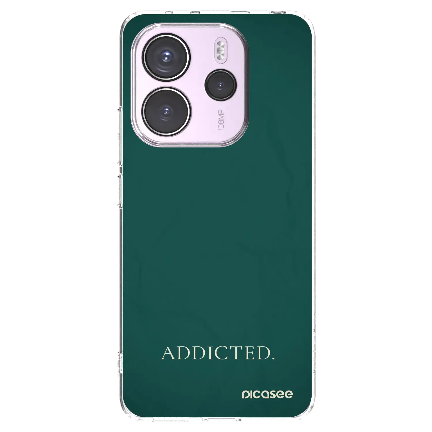 Silikonový průhledný obal pro Xiaomi Redmi Note 14 4G - Addicted