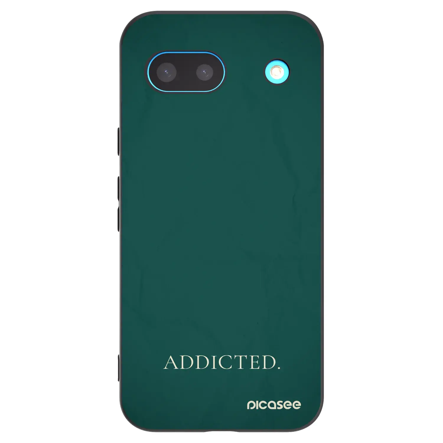 Silikonový černý obal pro Google Pixel 8a - Addicted