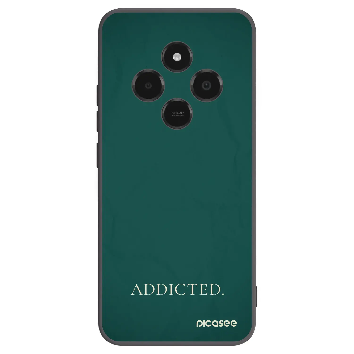 Silikonový černý obal pro Xiaomi Poco C75 - Addicted